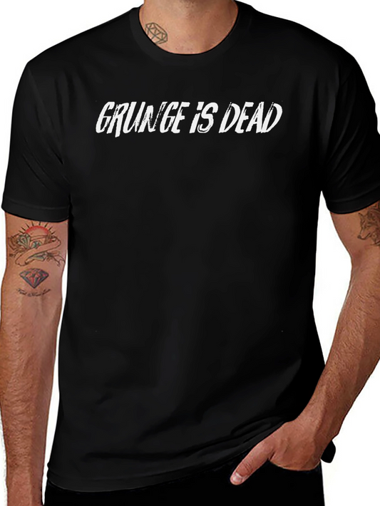 Grunge Is Dead Graphic Tee - Black T-Shirt