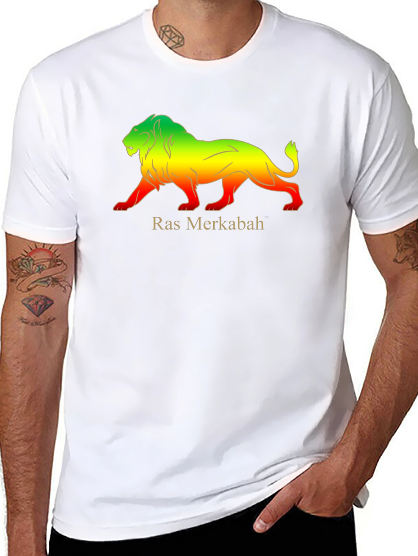 Rasta Lion Tee - Reggae Inspired Graphic T-Shirt