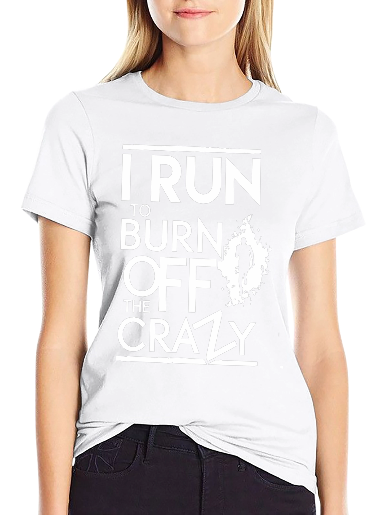 I Run To Burn Off The Crazy T-Shirt