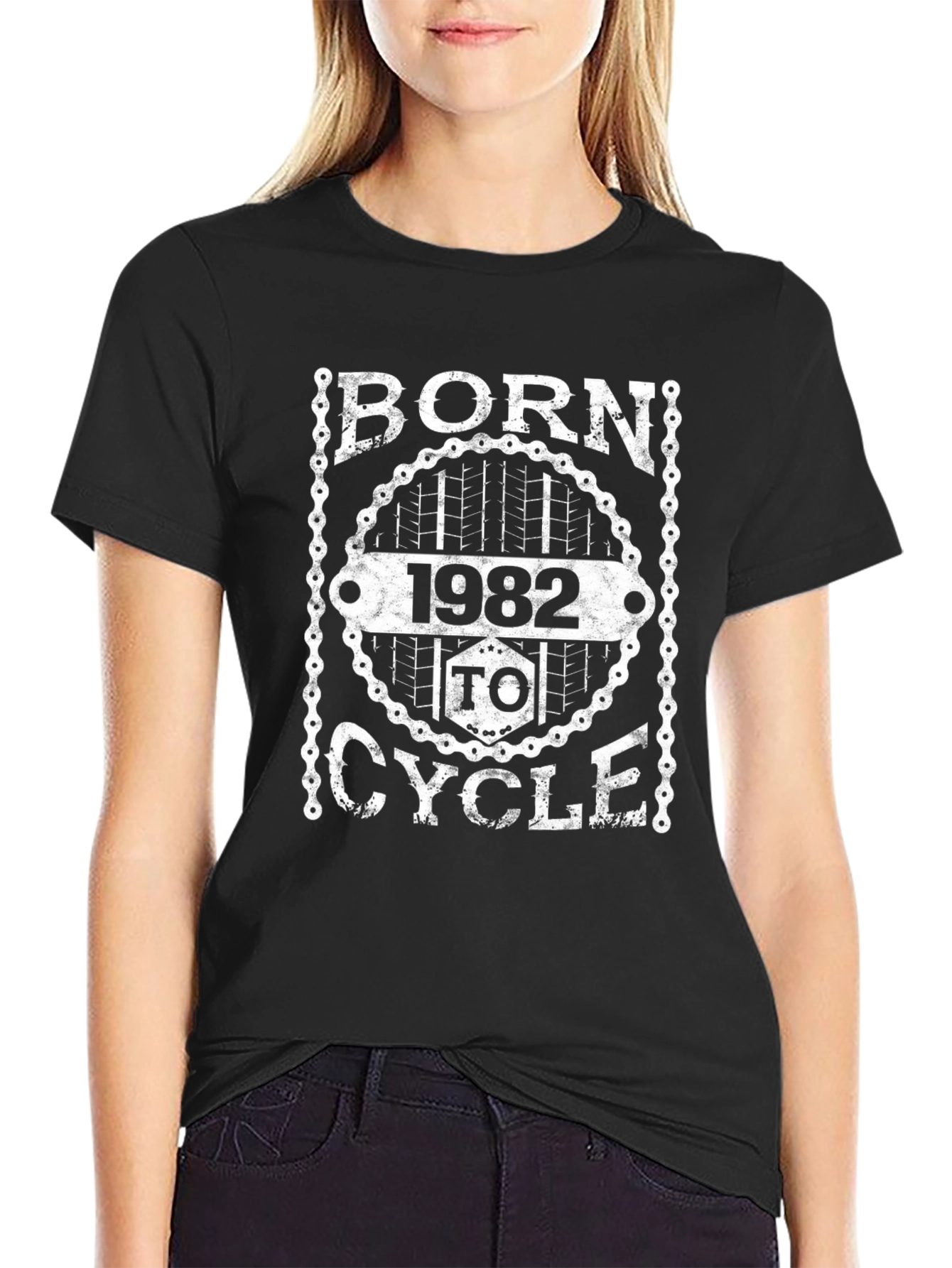 Born 1982 To Cycle T-Shirt