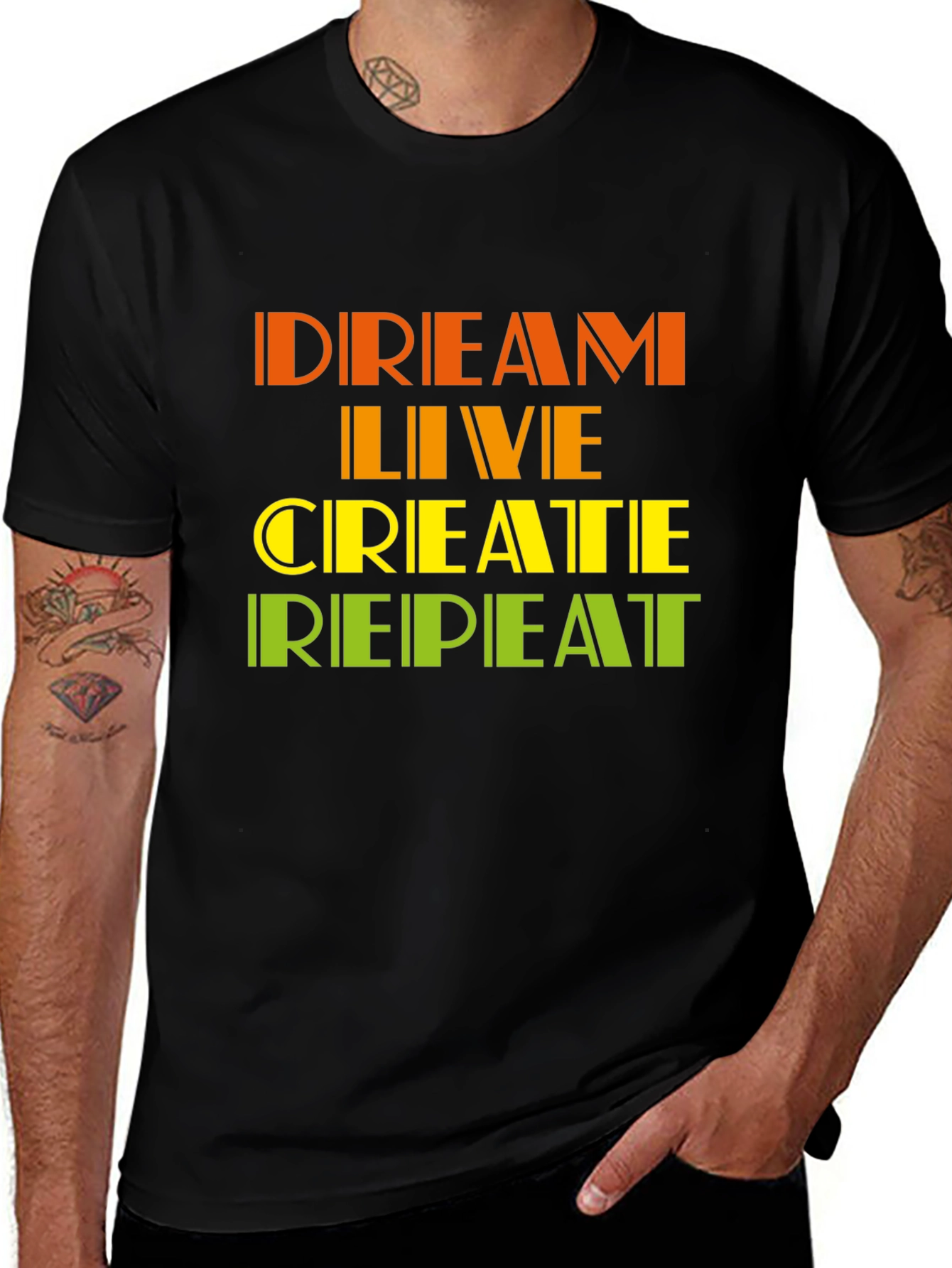 Dream Live Create Repeat T-Shirt