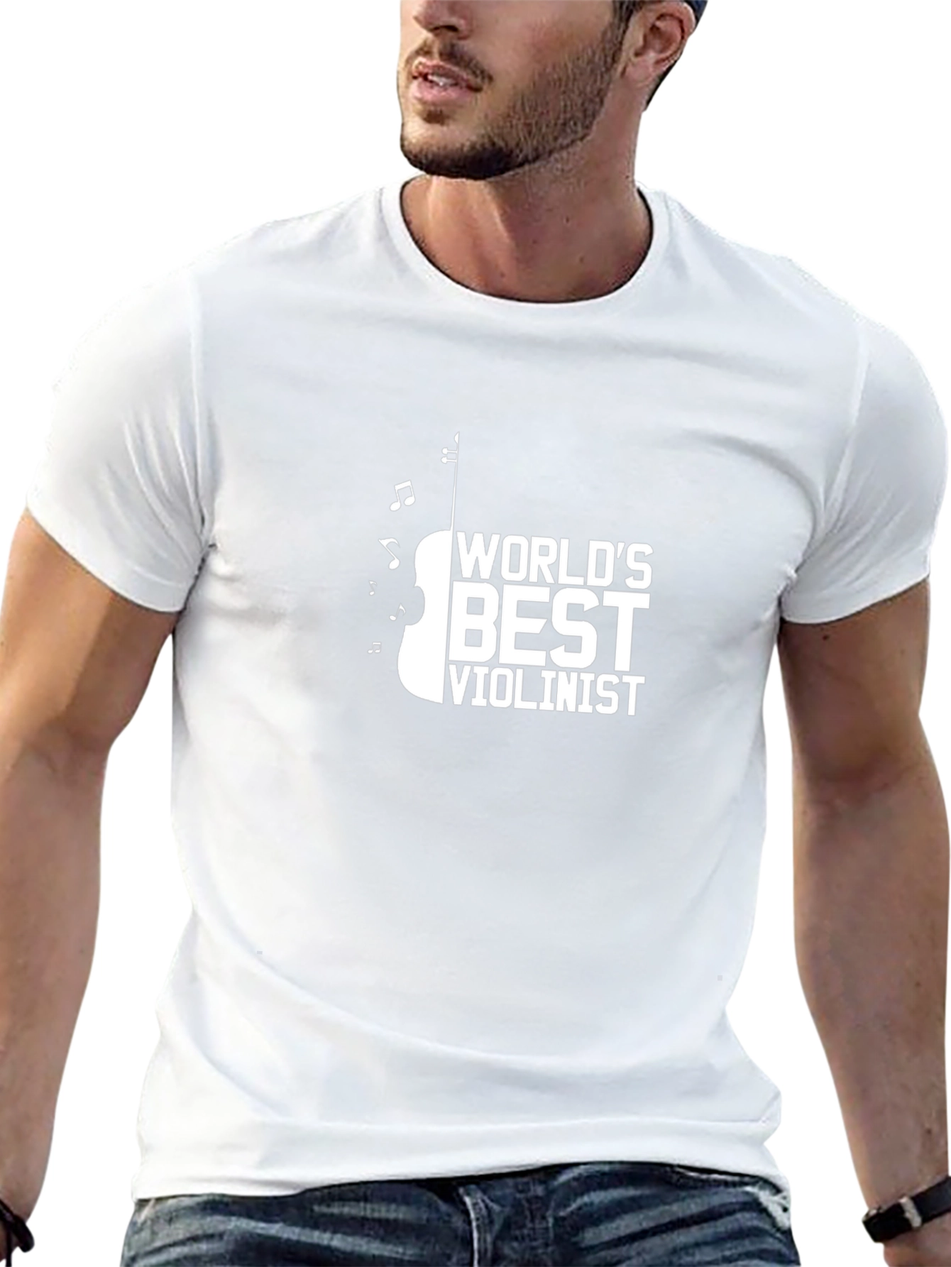 Worlds Best Violinist Black T-Shirt
