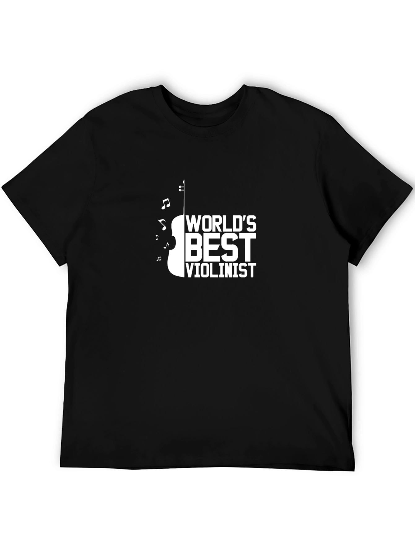 Worlds Best Violinist Black T-Shirt