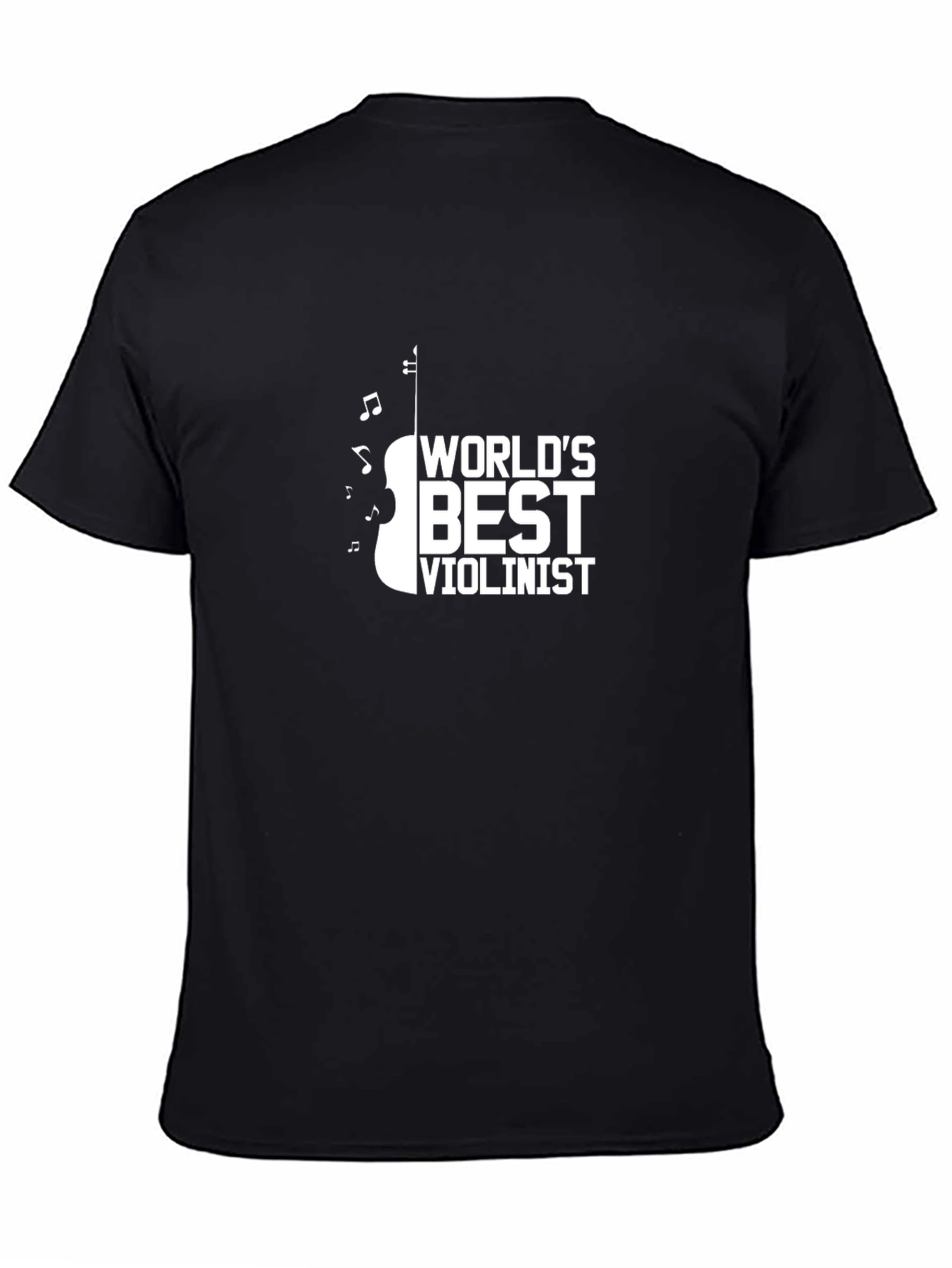 Worlds Best Violinist Black T-Shirt