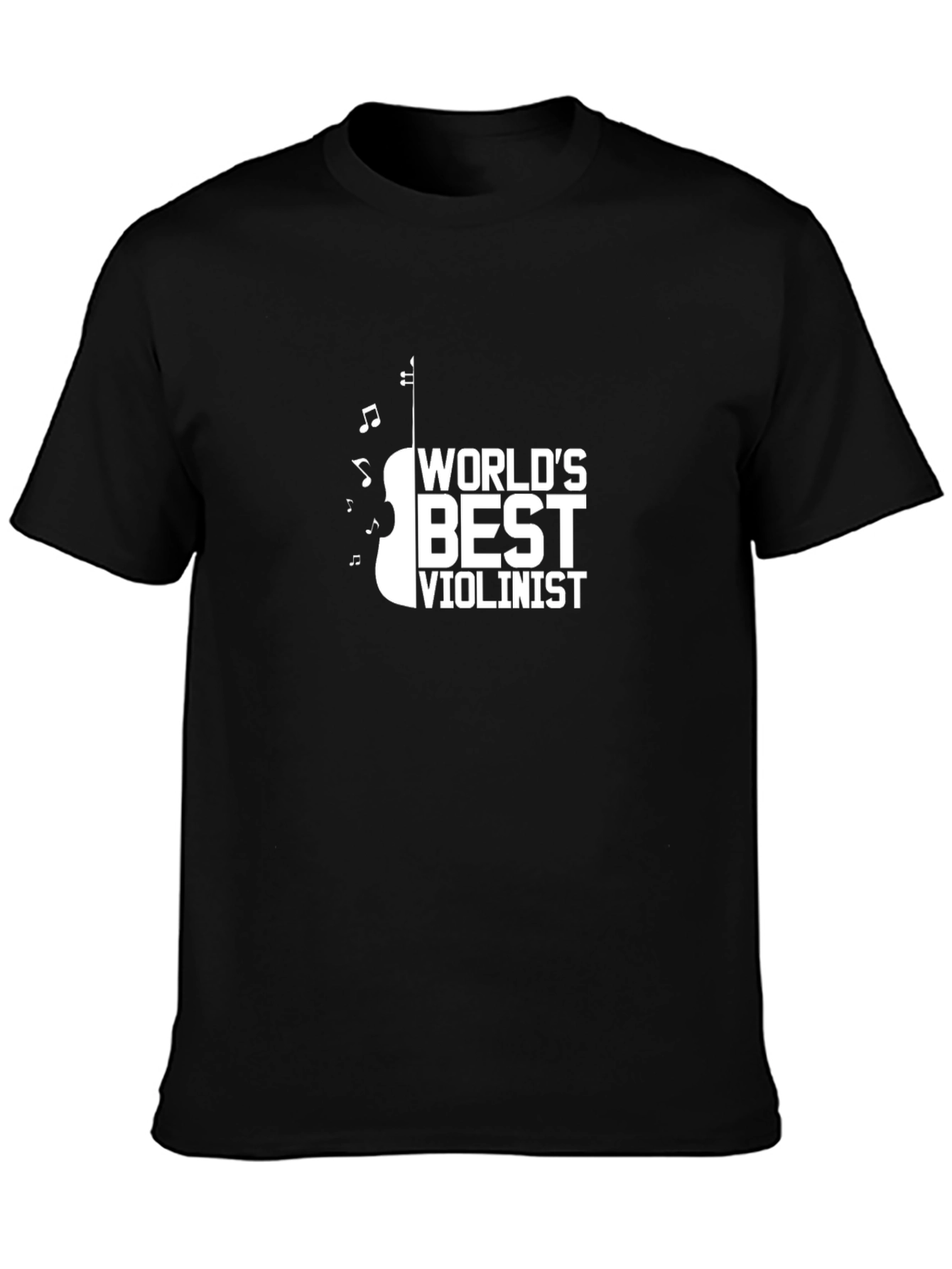 Worlds Best Violinist Black T-Shirt