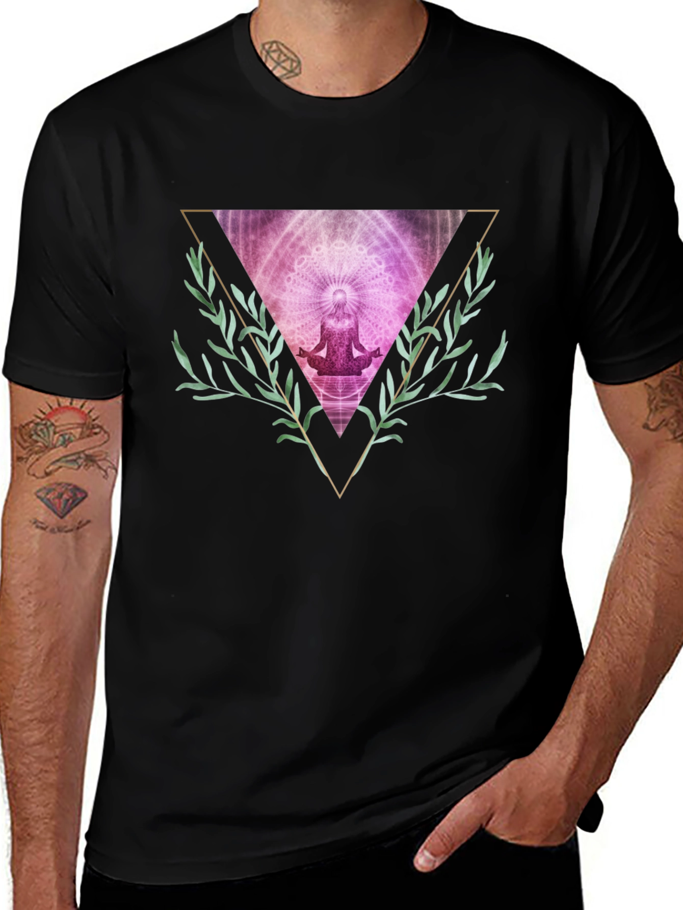 Meditative Triangle Graphic Tee