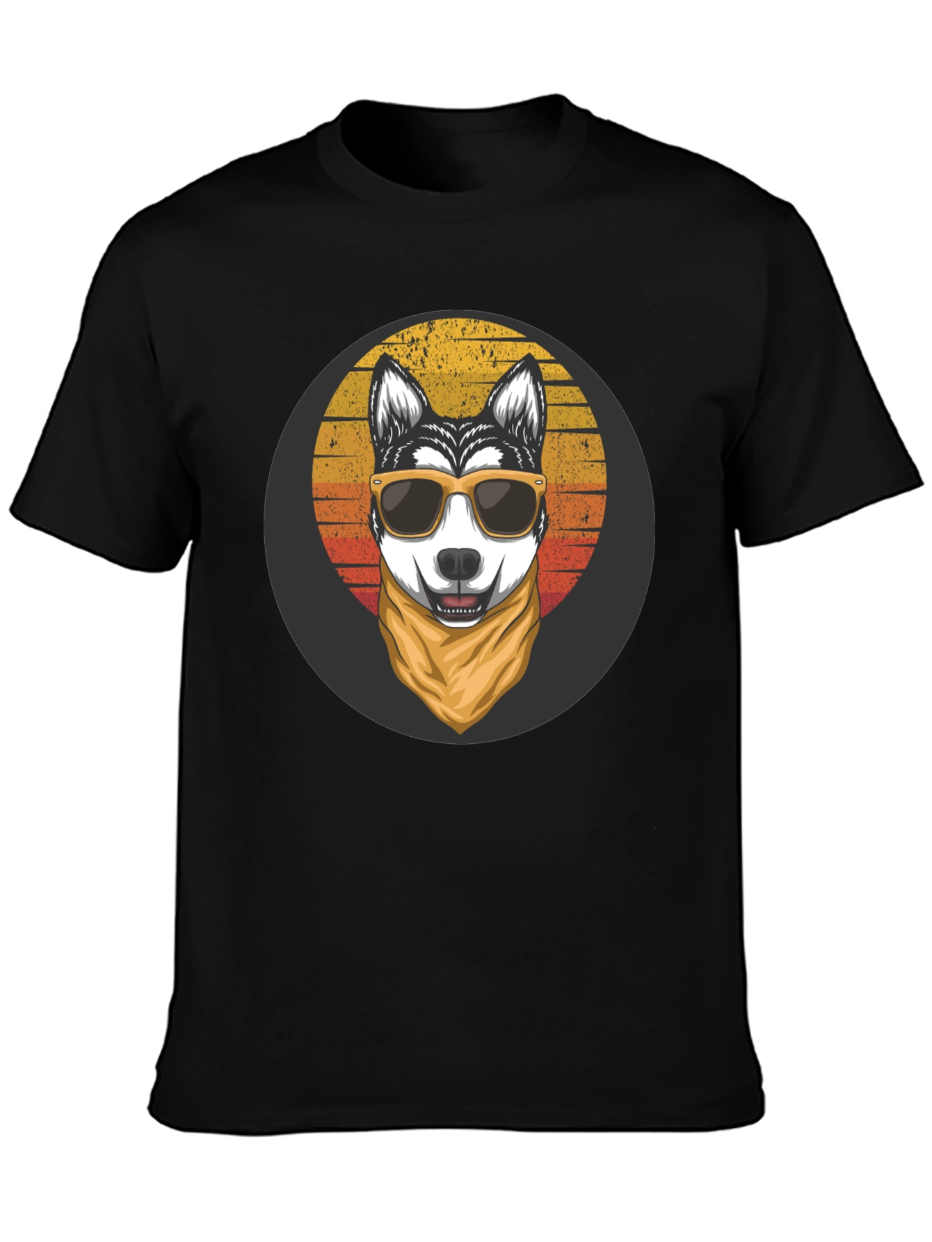 Cool Dog Graphic Tee - Stylish Black Shirt