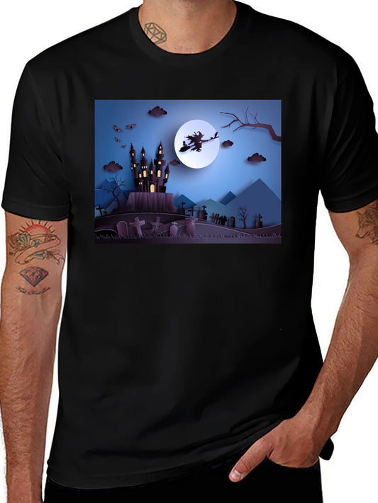 Halloween Witch Castle T-Shirt