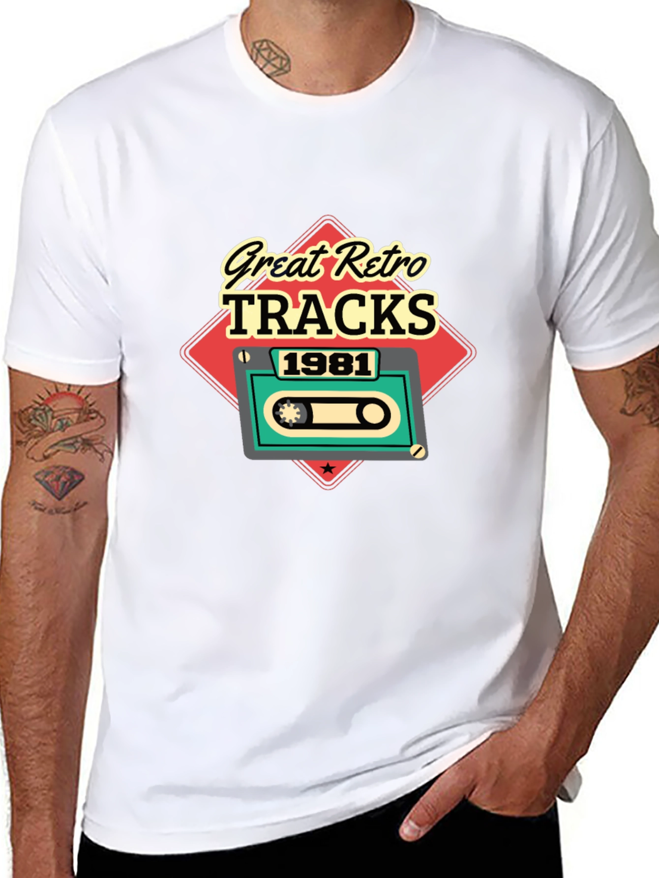 Retro Tracks 1981 Graphic Tee