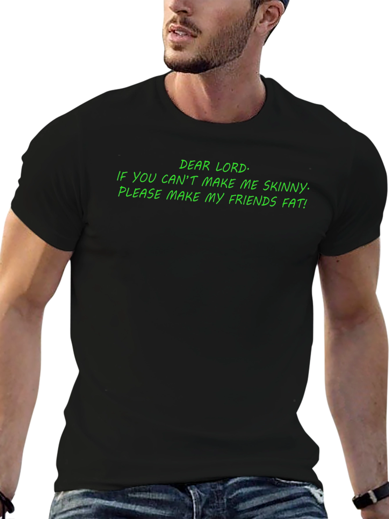 Humorous Dear Lord Graphic T-Shirt