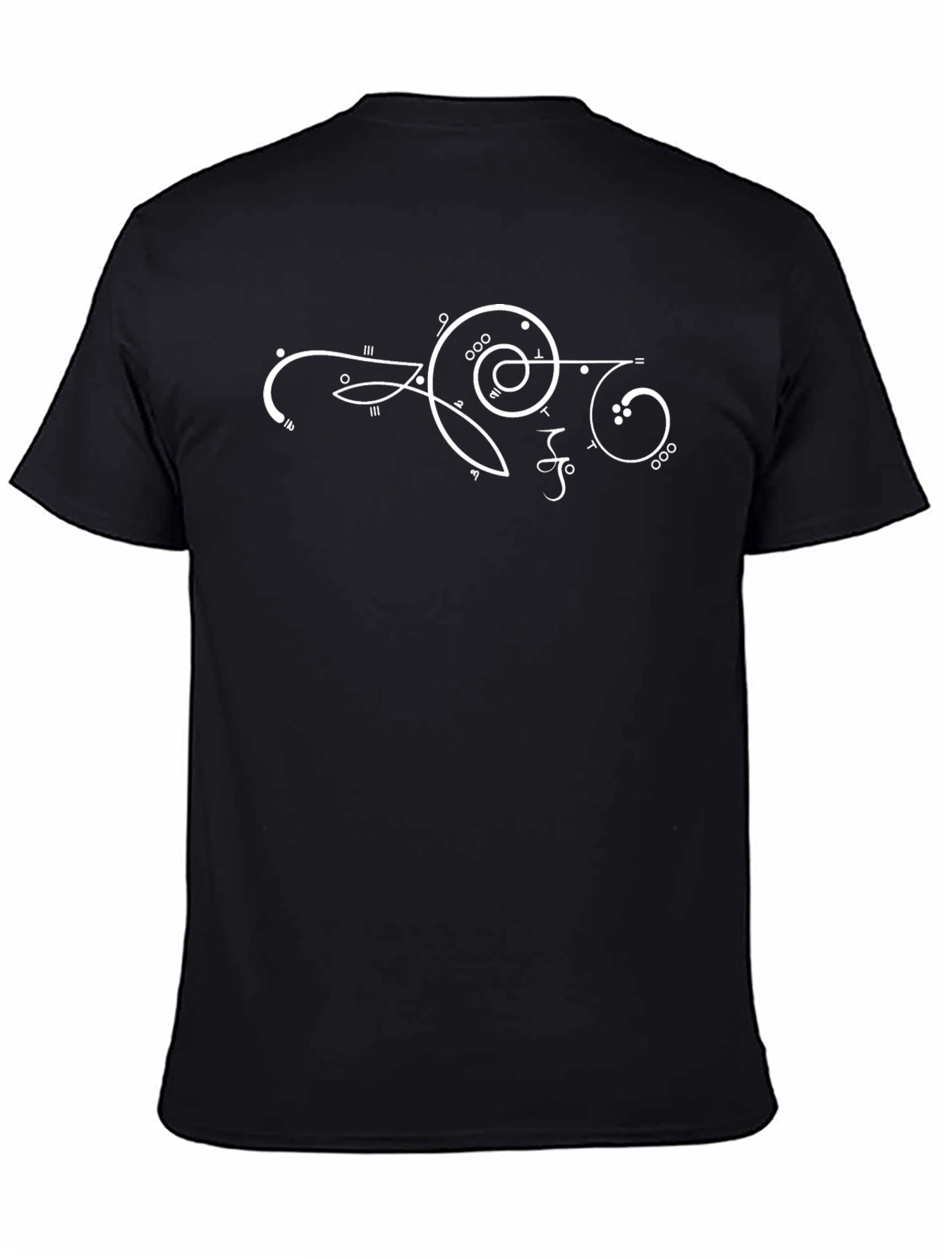 Mystic Symbol Graphic Tee - Soft Black Cotton T-Shirt