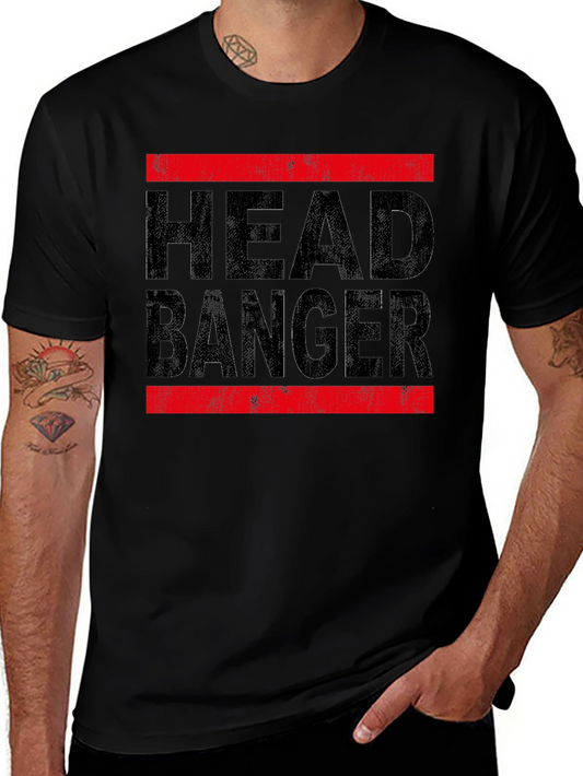 Headbanger Graphic Black Tee