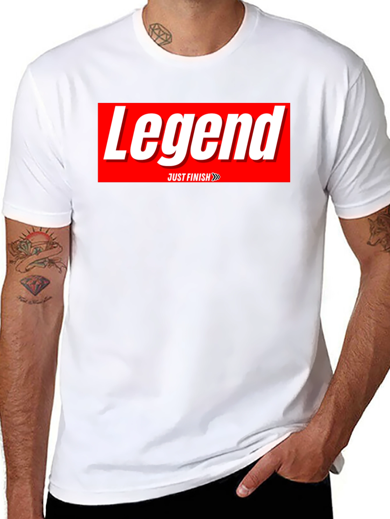Legend Just Finish Black T-Shirt