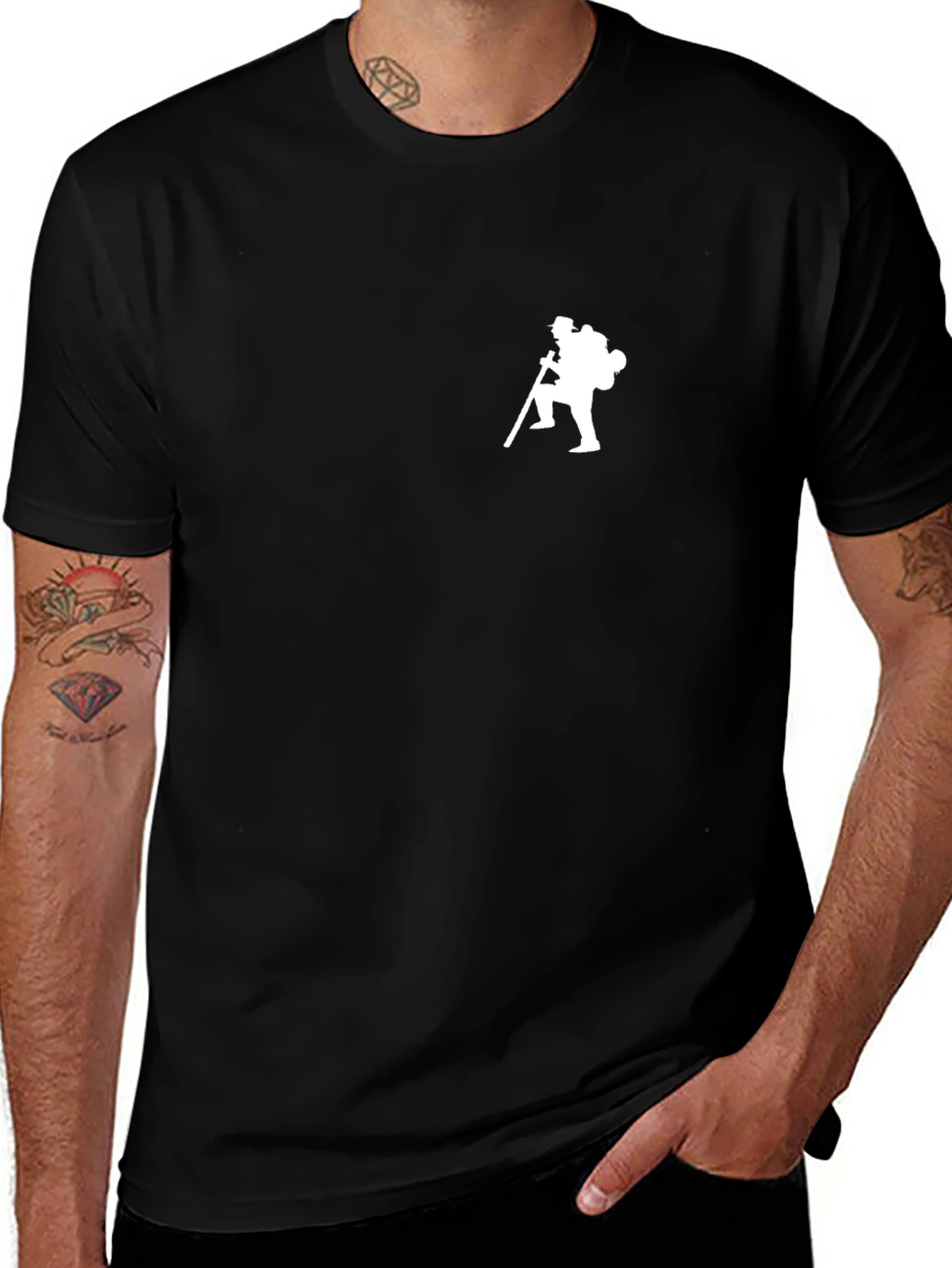 Black Hiking T-Shirt - Adventure Ready
