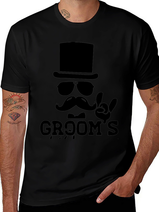 Grooms Rock & Roll Wedding T-Shirt