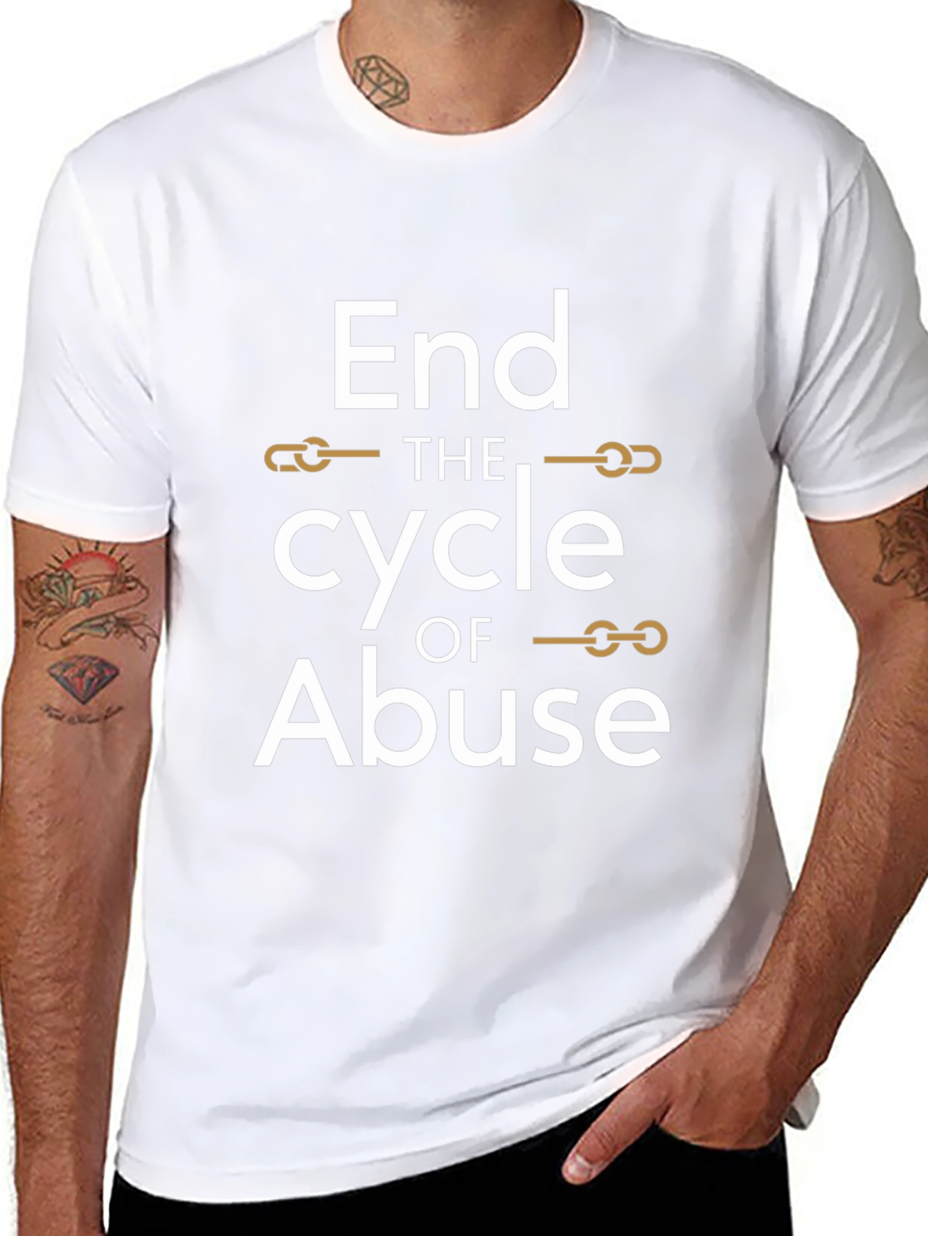 End the Cycle of Abuse Graphic Tee
