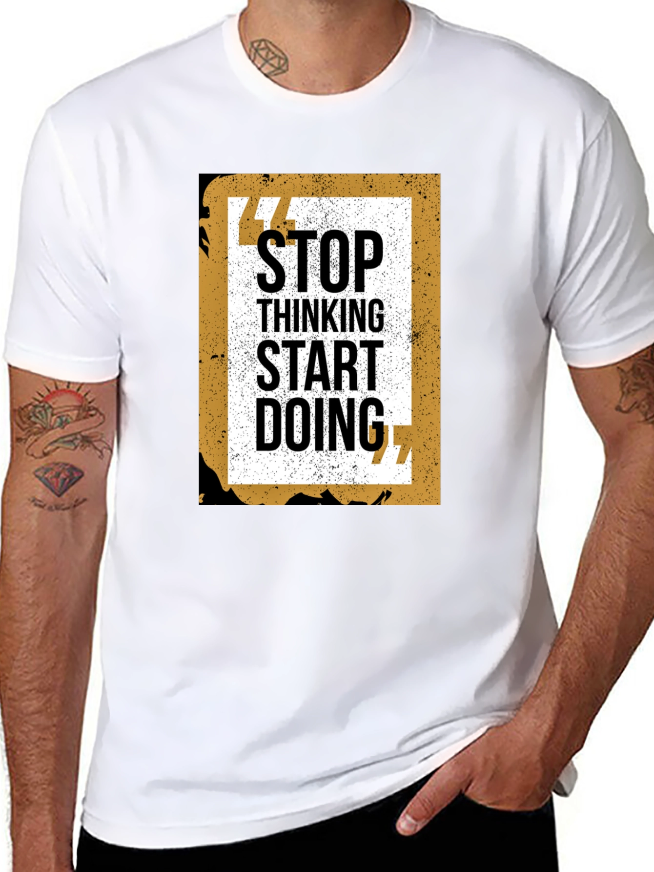 Stop Thinking Start Doing Graphic Tee