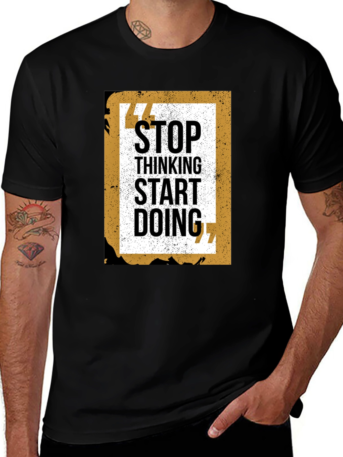 Stop Thinking Start Doing Graphic Tee