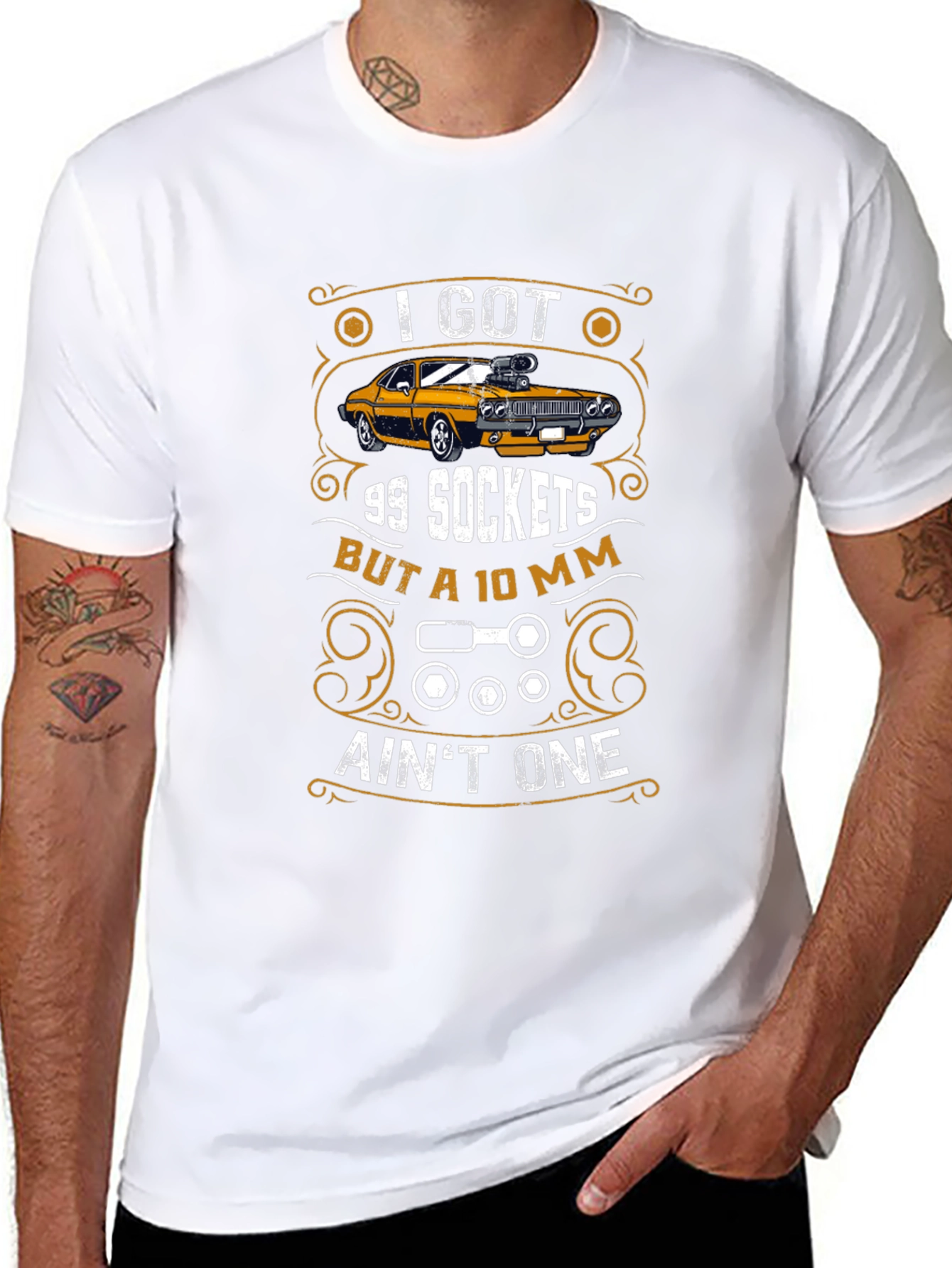 I Got 99 Sockets Funny Mechanic Car T-Shirt