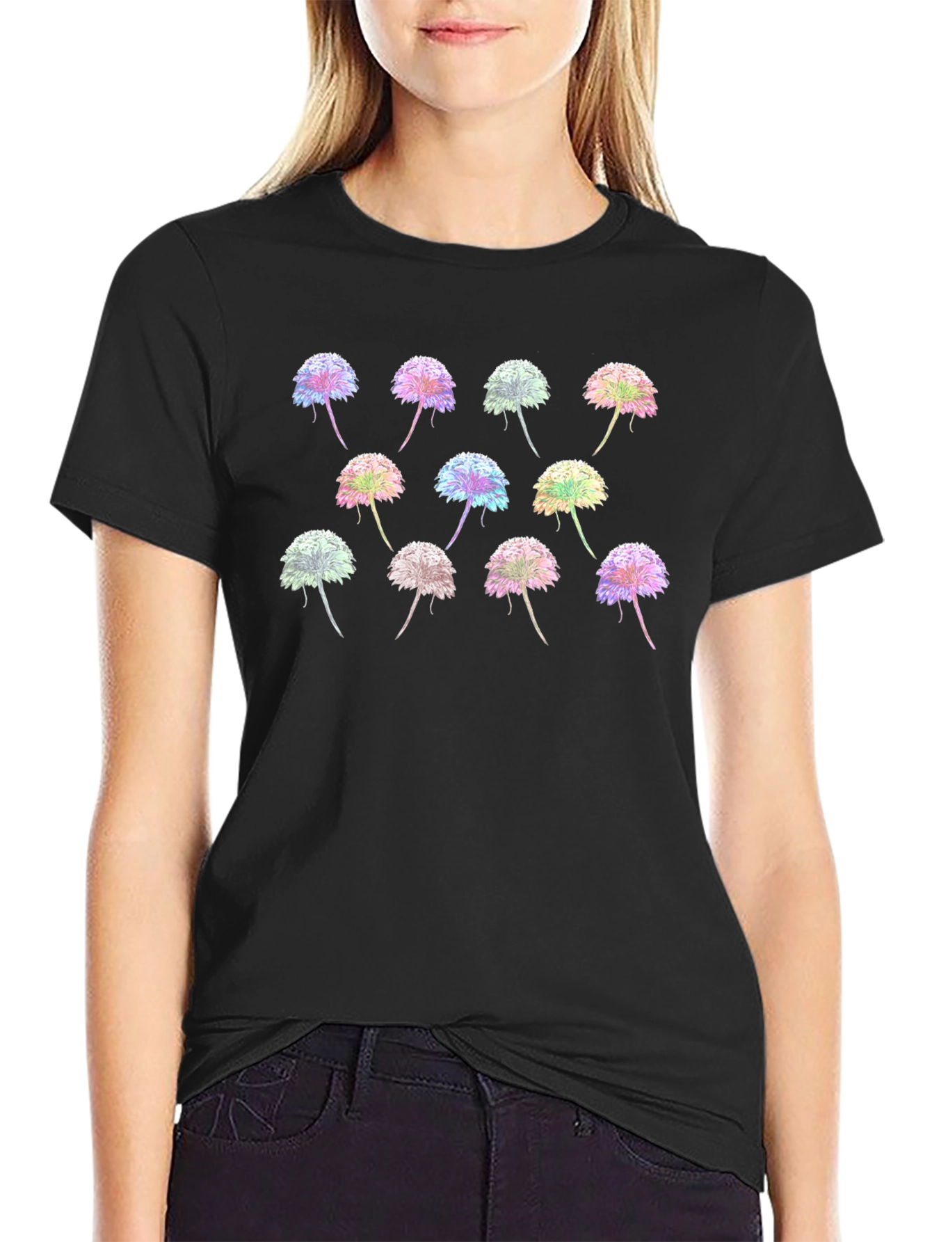 Dandelion T-Shirt - Stylish Floral Tee