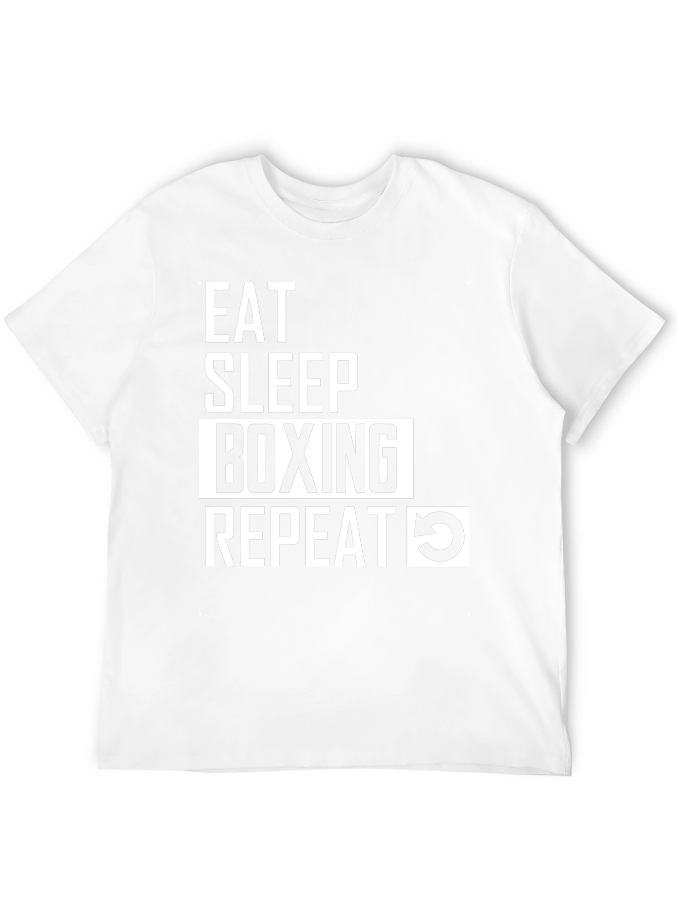 Eat Sleep Boxing Repeat Graphic T-Shirt