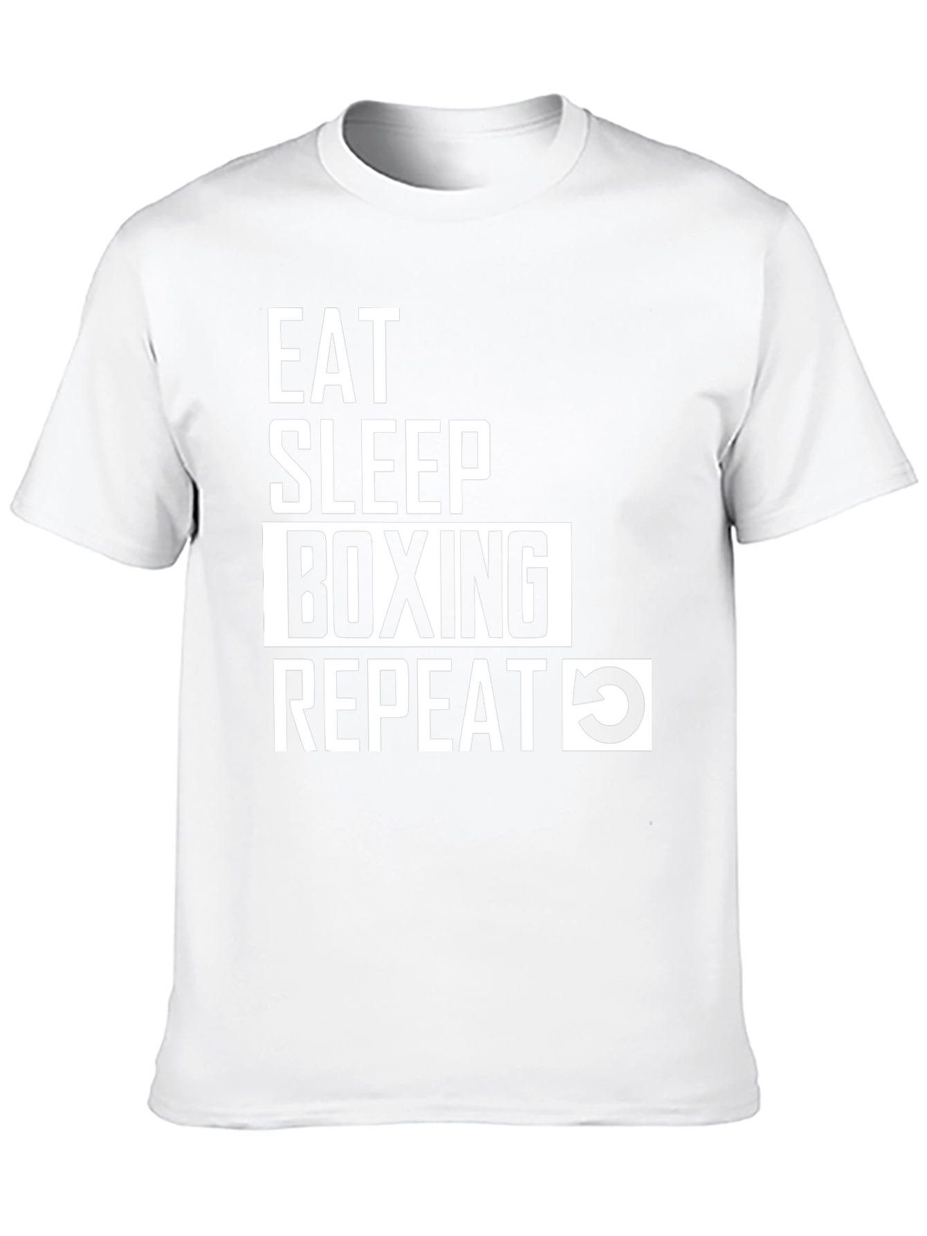 Eat Sleep Boxing Repeat Graphic T-Shirt