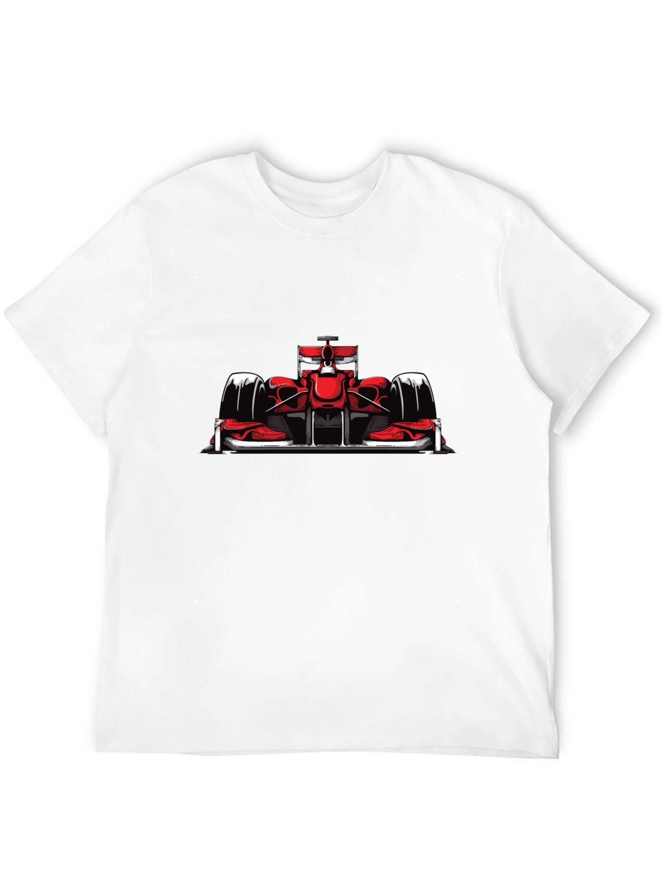 Formula 1 Racing Car Graphic Tee - Black