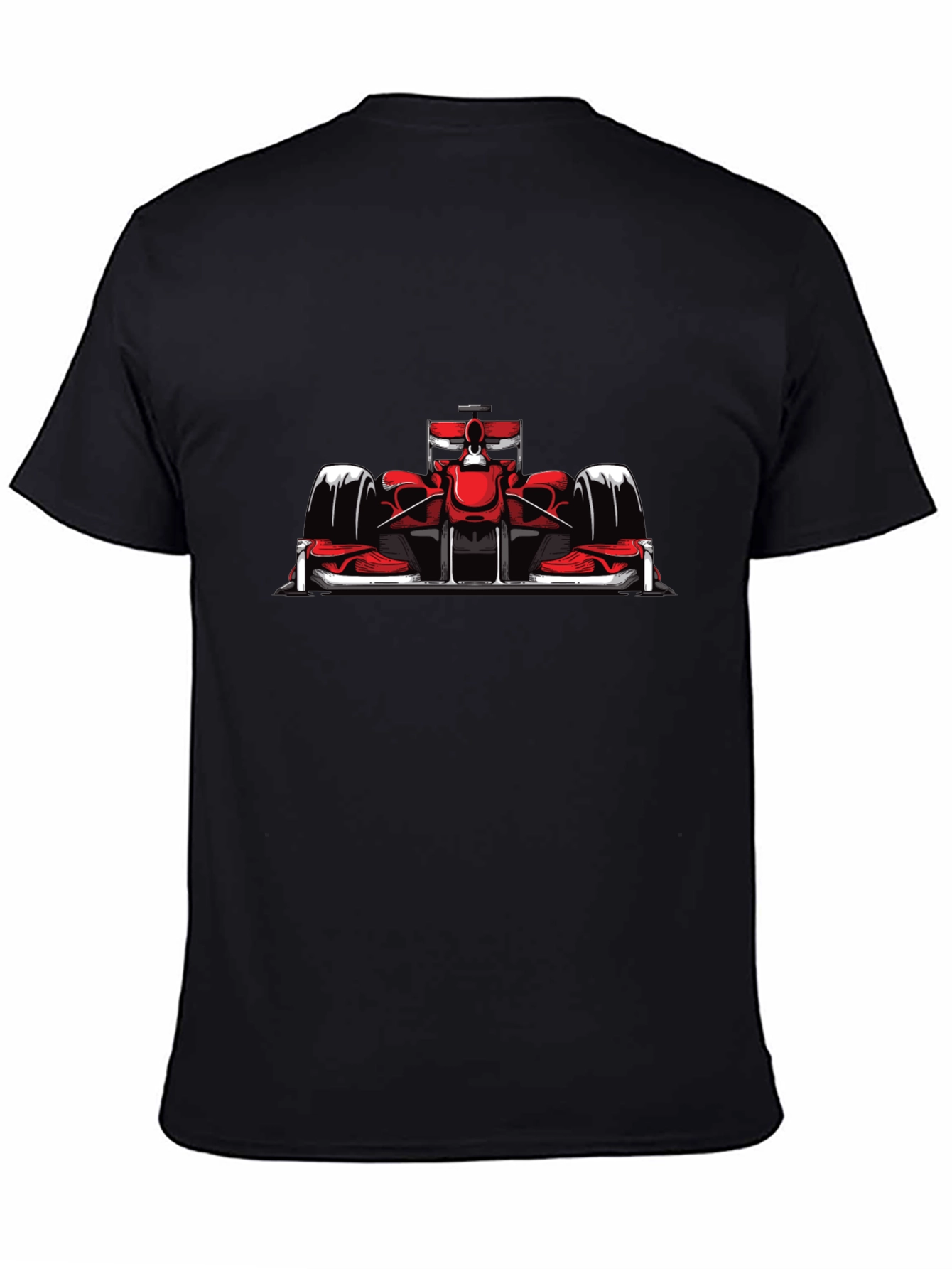 Formula 1 Racing Car Graphic Tee - Black