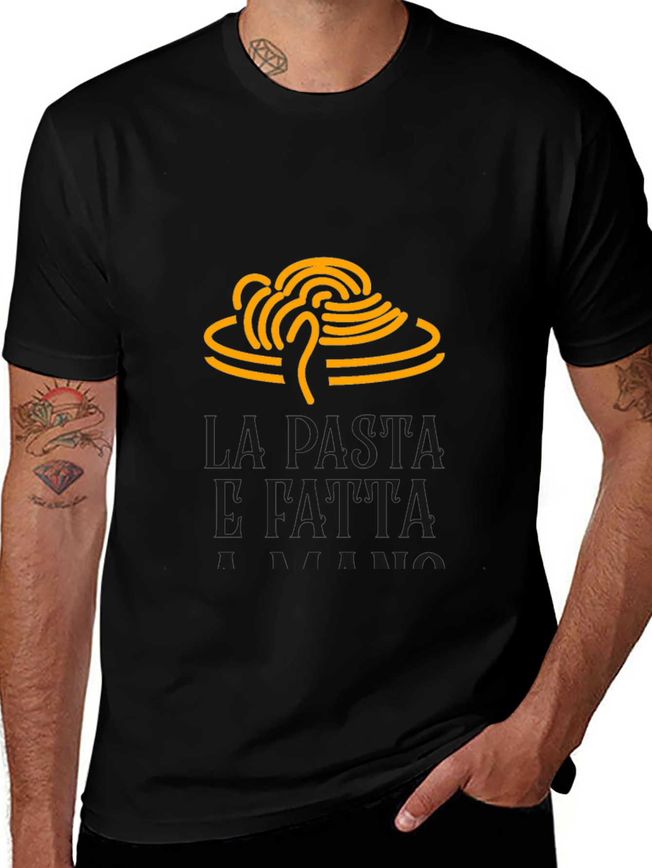 Pasta Milano Black T-Shirt