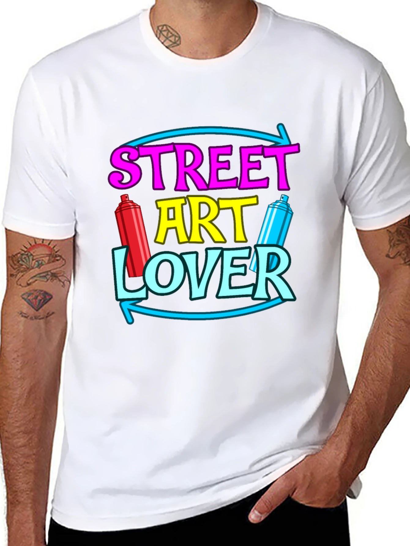 Street Art Lover T-Shirt Graffiti Artist Tee