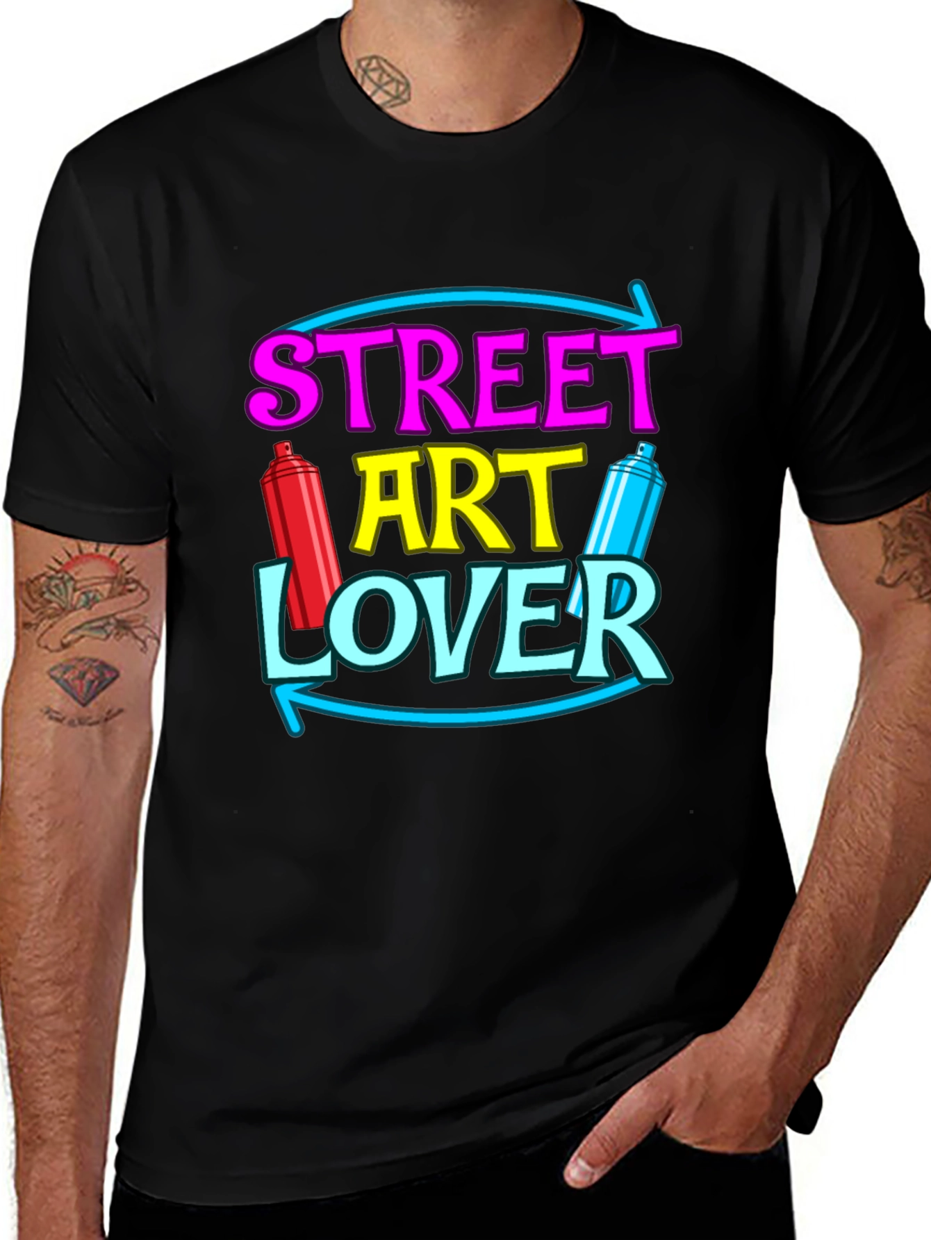 Street Art Lover T-Shirt Graffiti Artist Tee