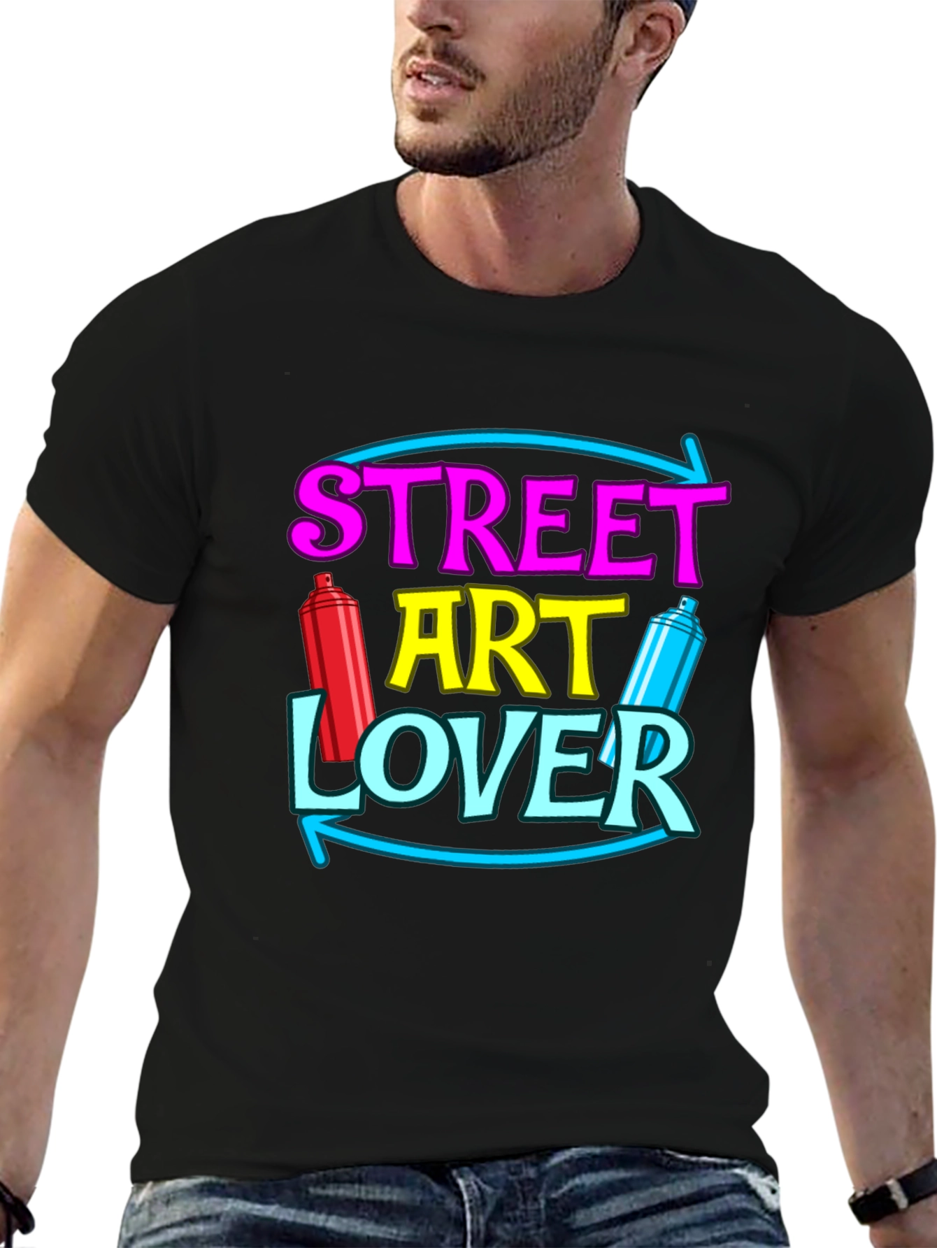 Street Art Lover T-Shirt Graffiti Artist Tee