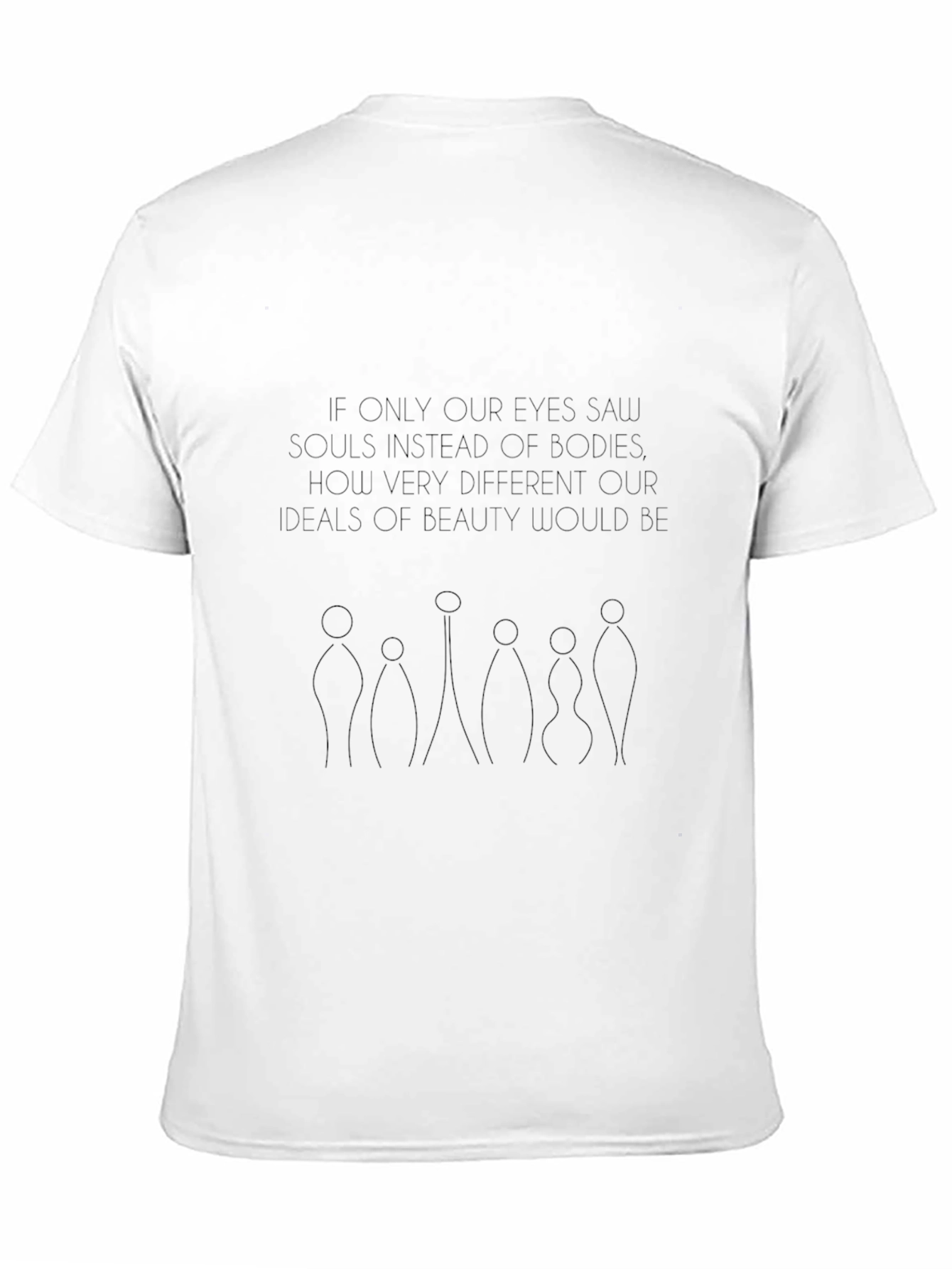 Soulful Body Image Graphic Tee - Unisex Black Shirt