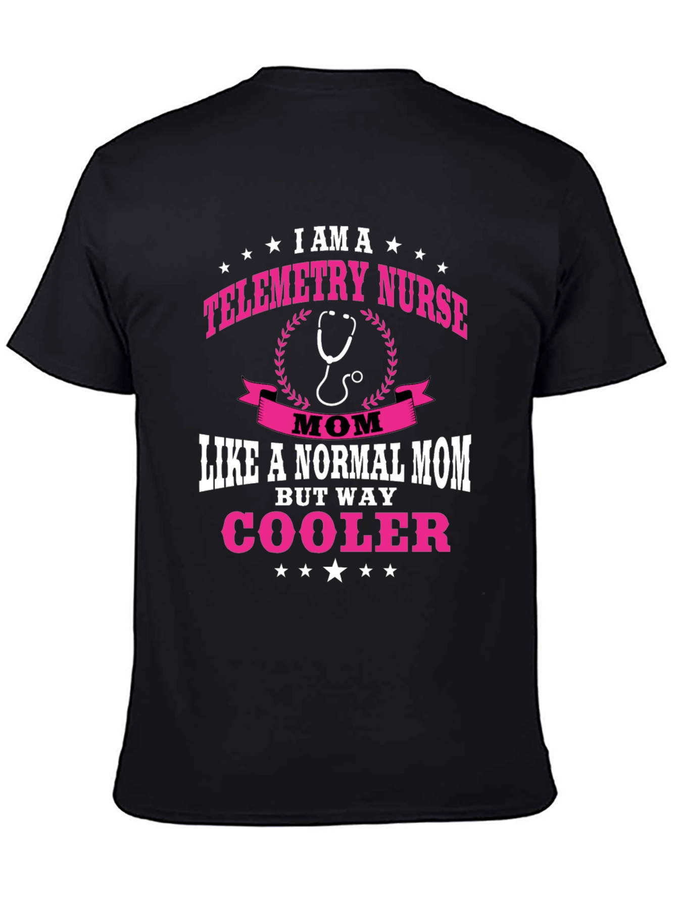 Telemetry Nurse Mom T-Shirt - Cooler Mom