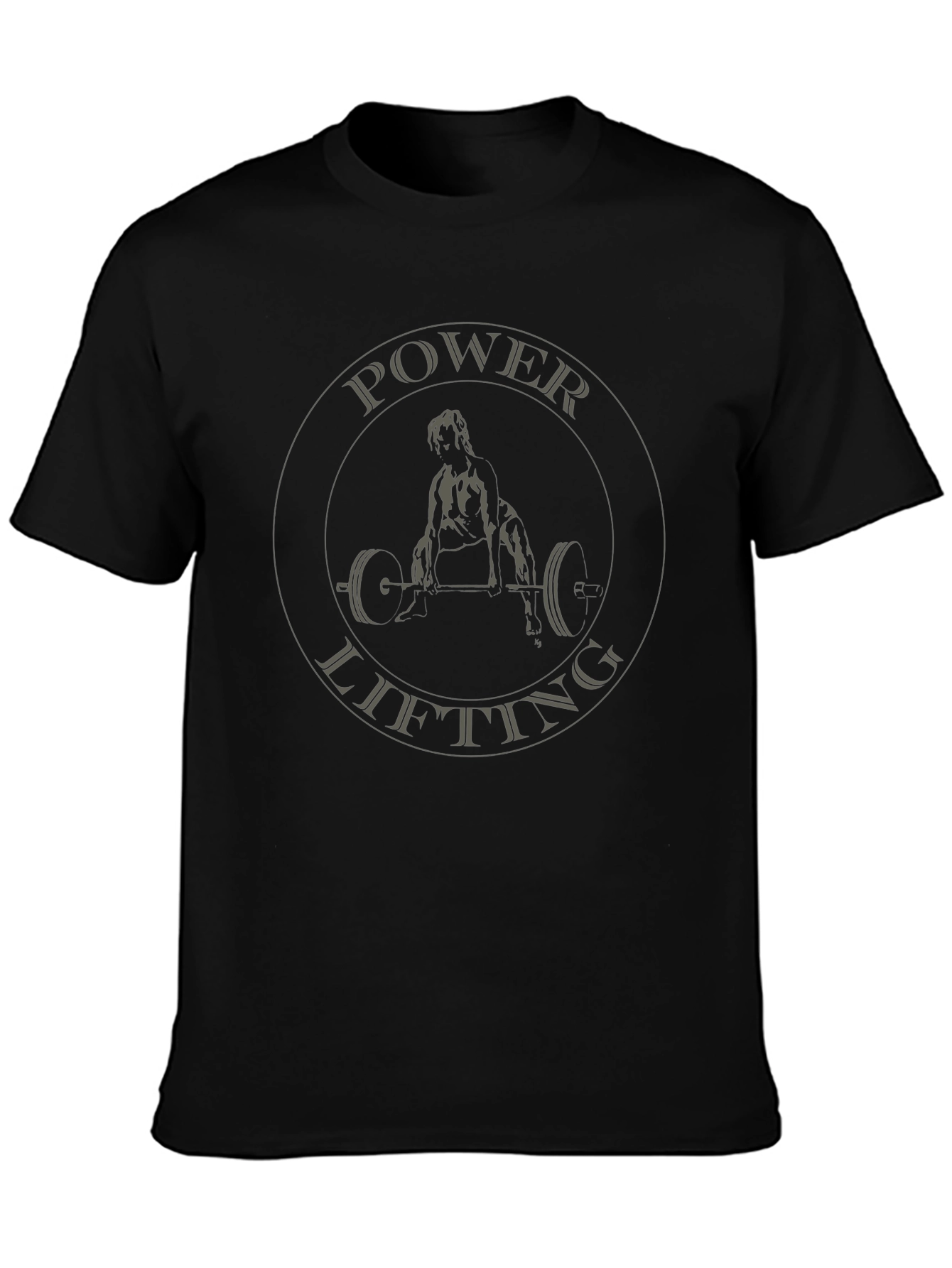Powerlifting Graphic Print T-Shirt