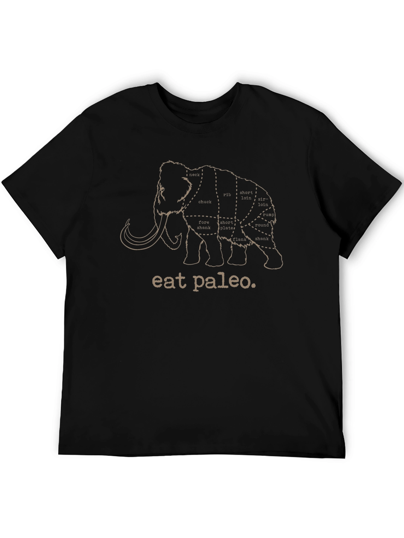 Eat Paleo T-Shirt - Mammoth Graphic Tee