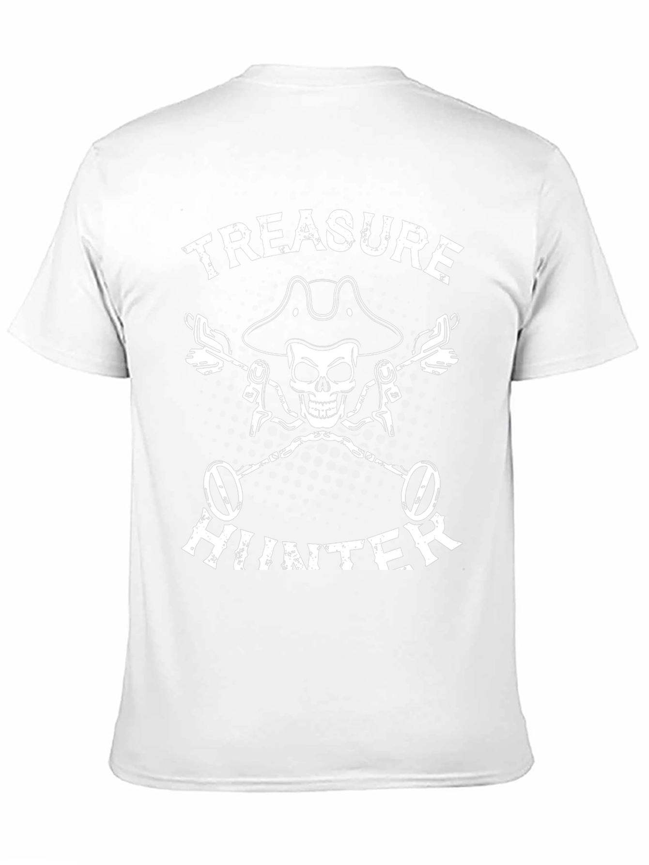 Treasure Hunter Skull T-Shirt - Metal Detecting Tee
