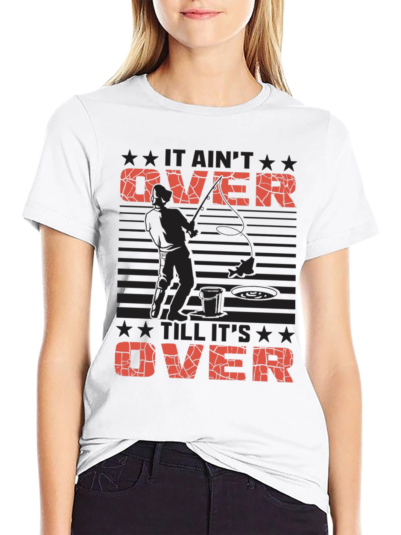 It Aint Over Till Its Over Fishing T-Shirt