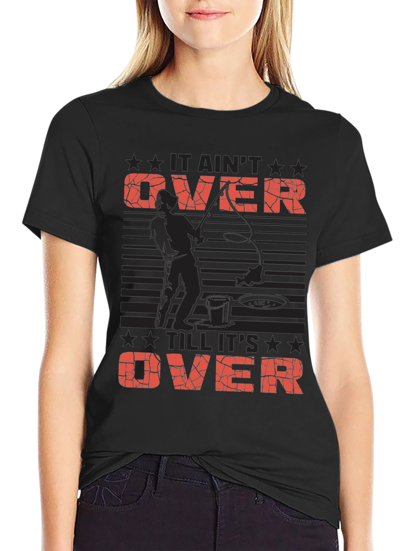 It Aint Over Till Its Over Fishing T-Shirt