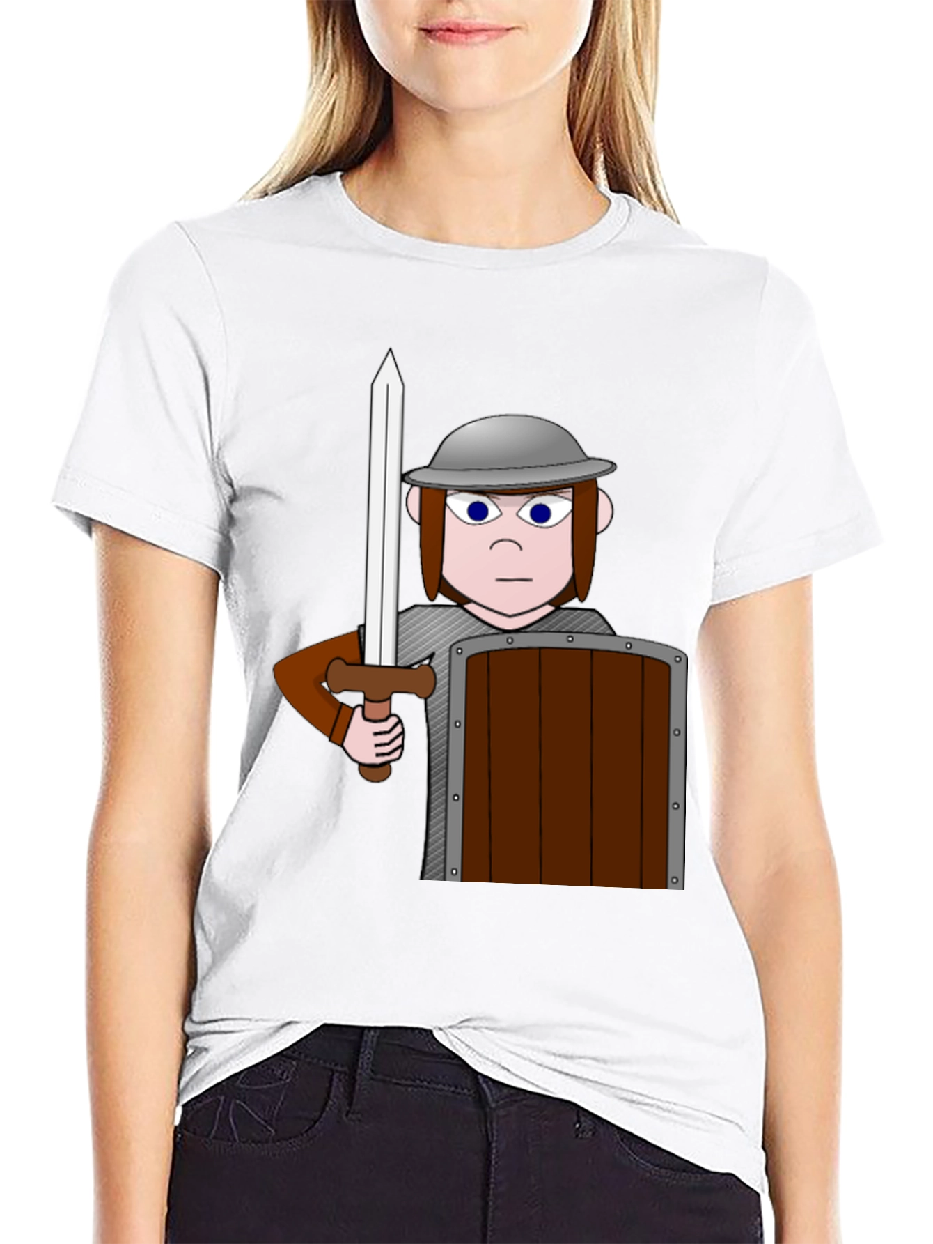 Cartoon Warrior T-Shirt
