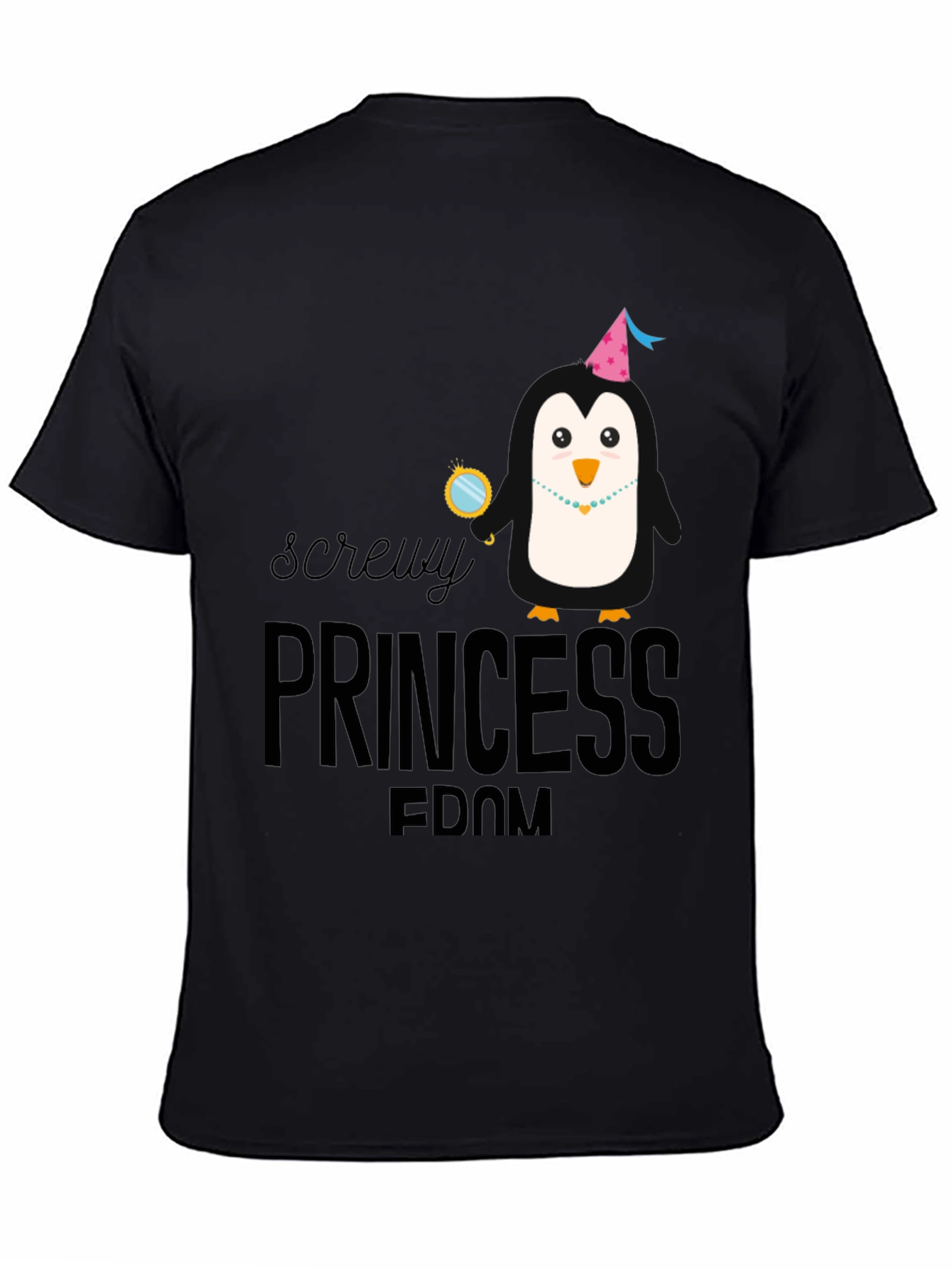 Screw Princessdom Penguin Tee - Fun & Edgy Fashion