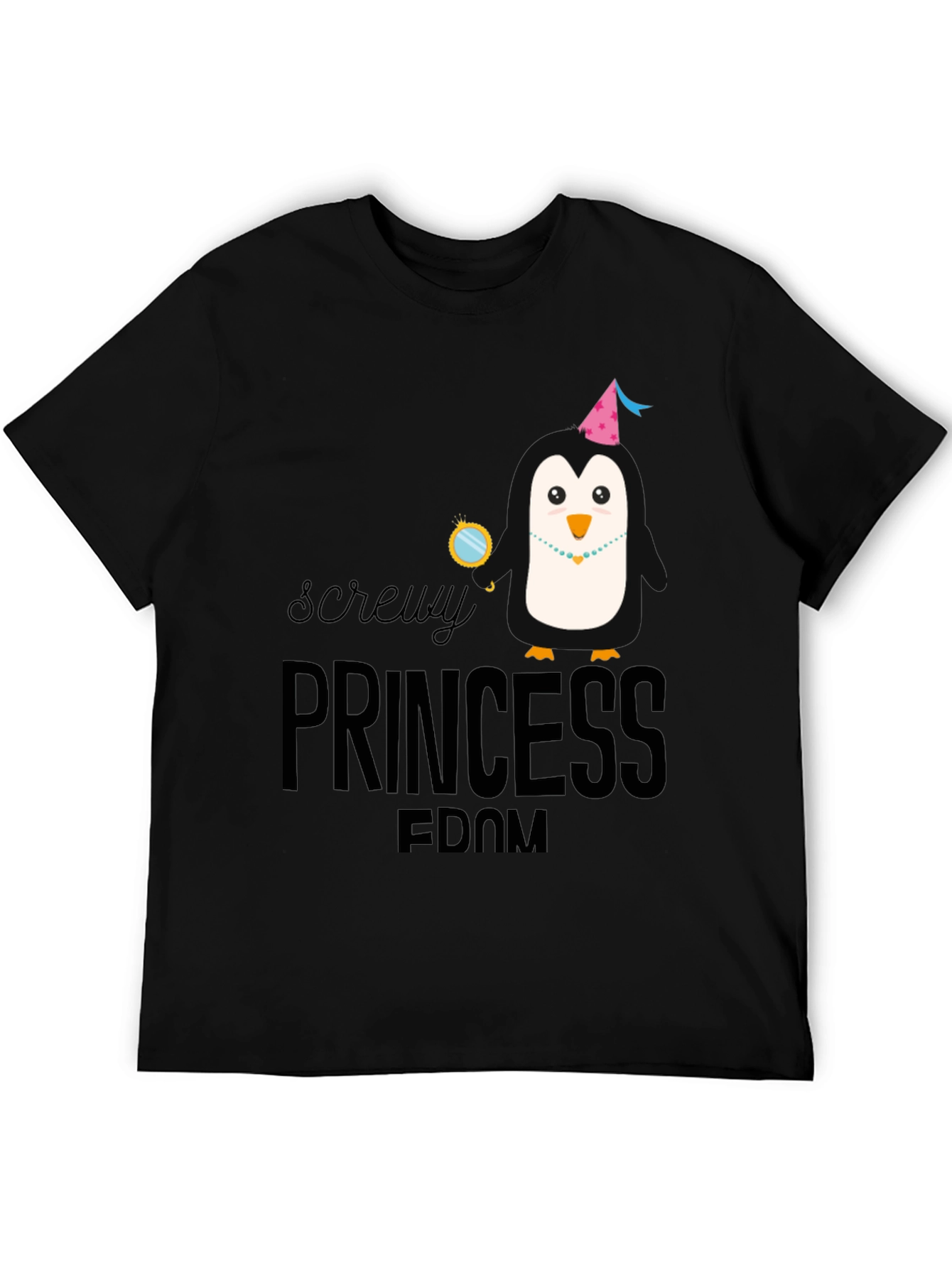 Screw Princessdom Penguin Tee - Fun & Edgy Fashion