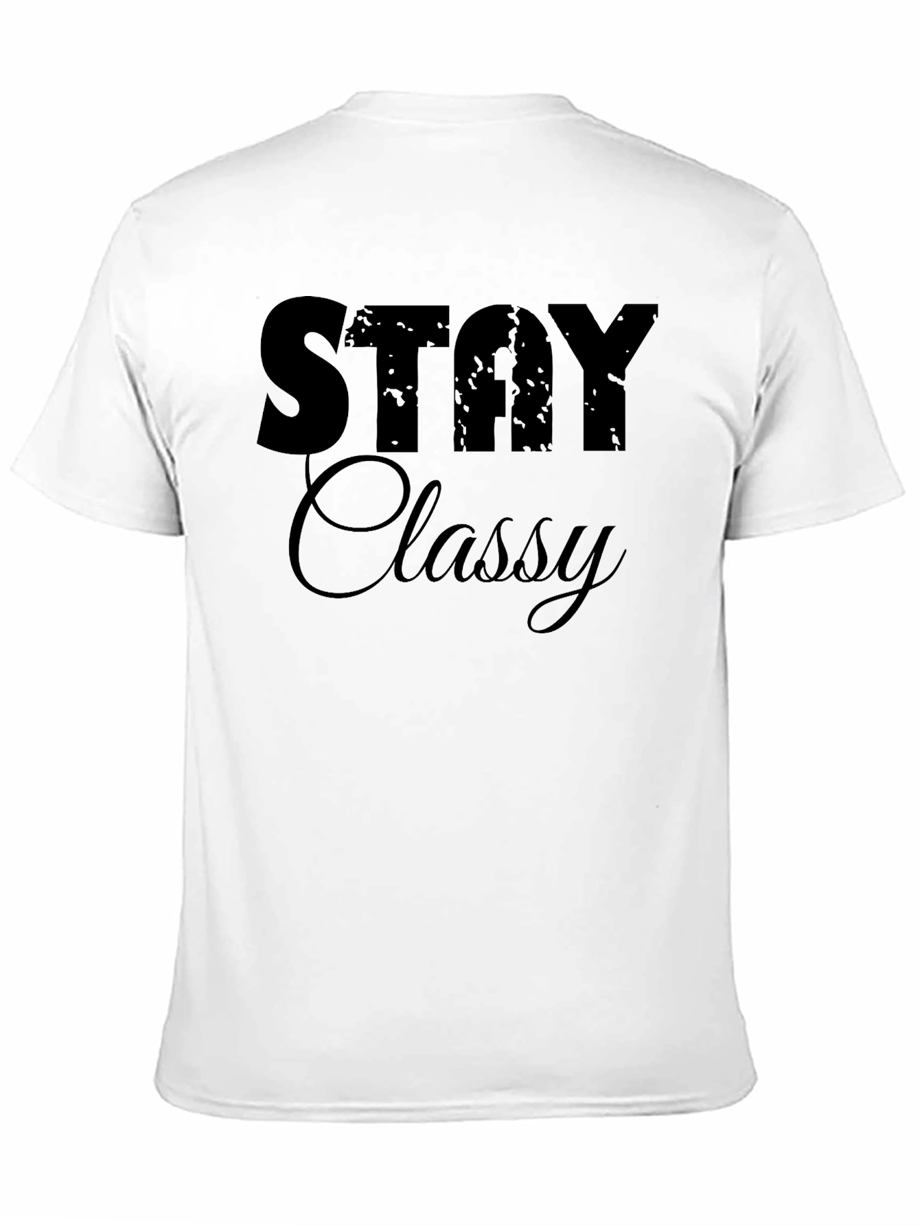 Stay Classy Black Graphic Tee - Stylish Casual Wear