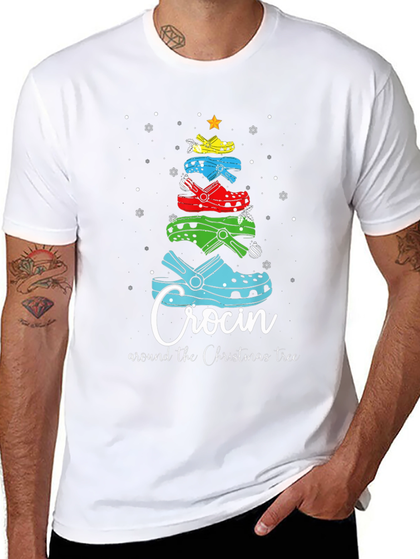 Crocin Around Christmas Tree T-Shirt