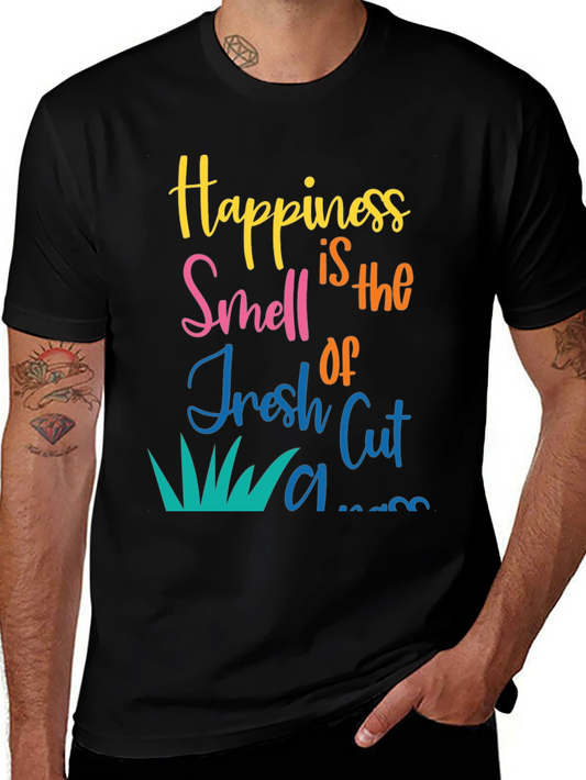 Happiness is Fresh Cut Lawn Graphic Tee