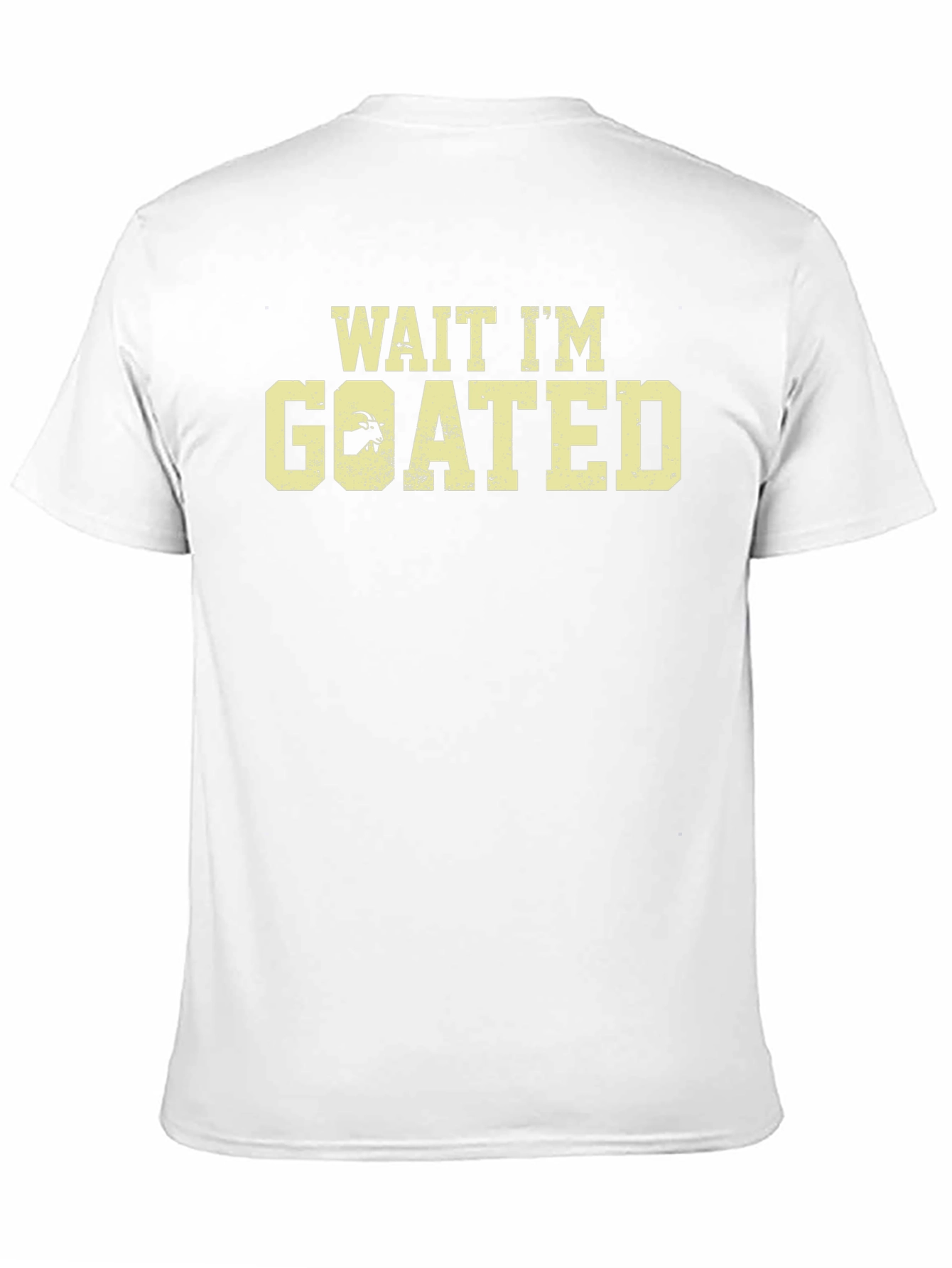 Wait Im Goated Black Graphic Tee