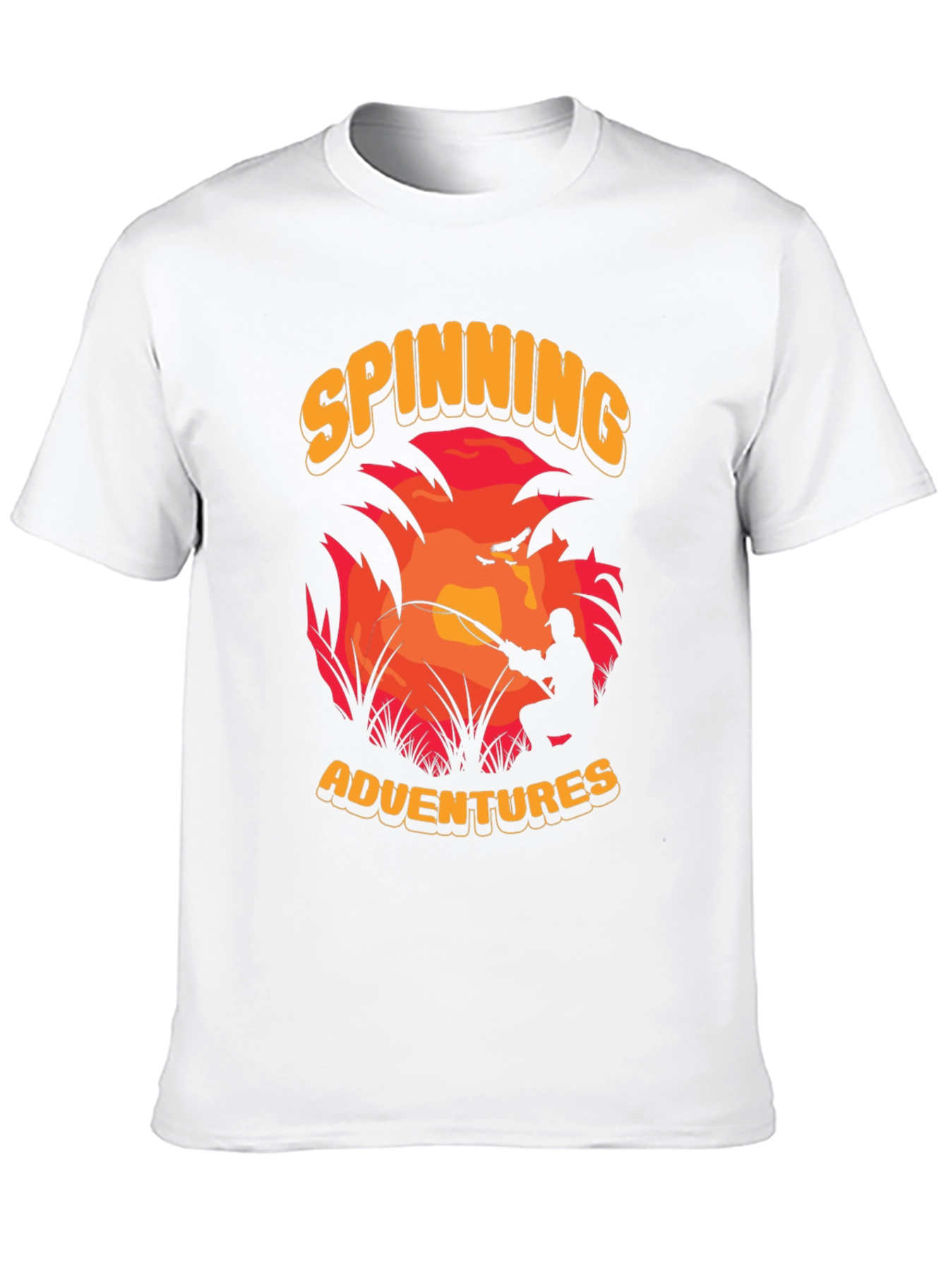 Spinning Adventures Black Graphic Tee