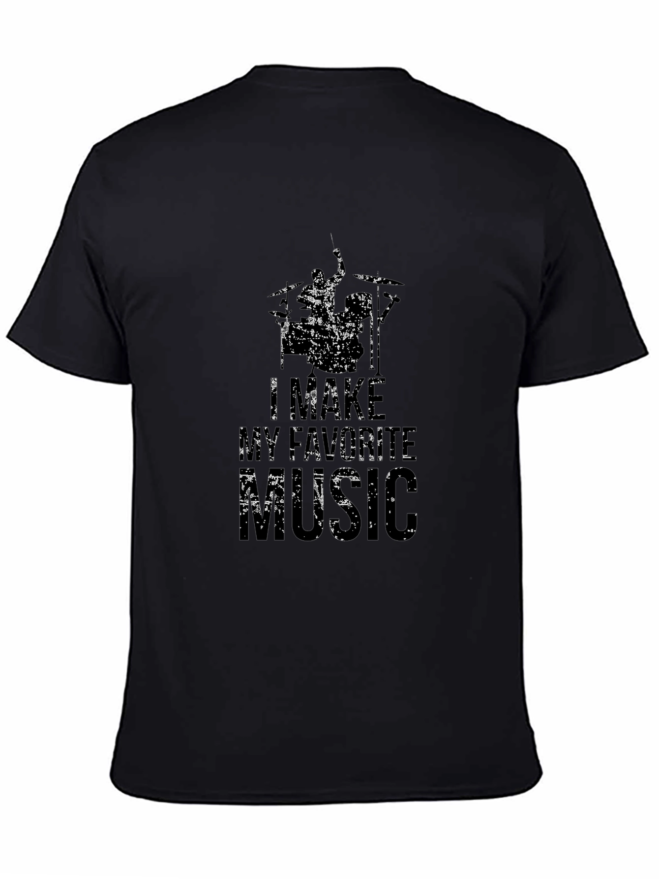 I Make My Favorite Music Black Graphic Tee
