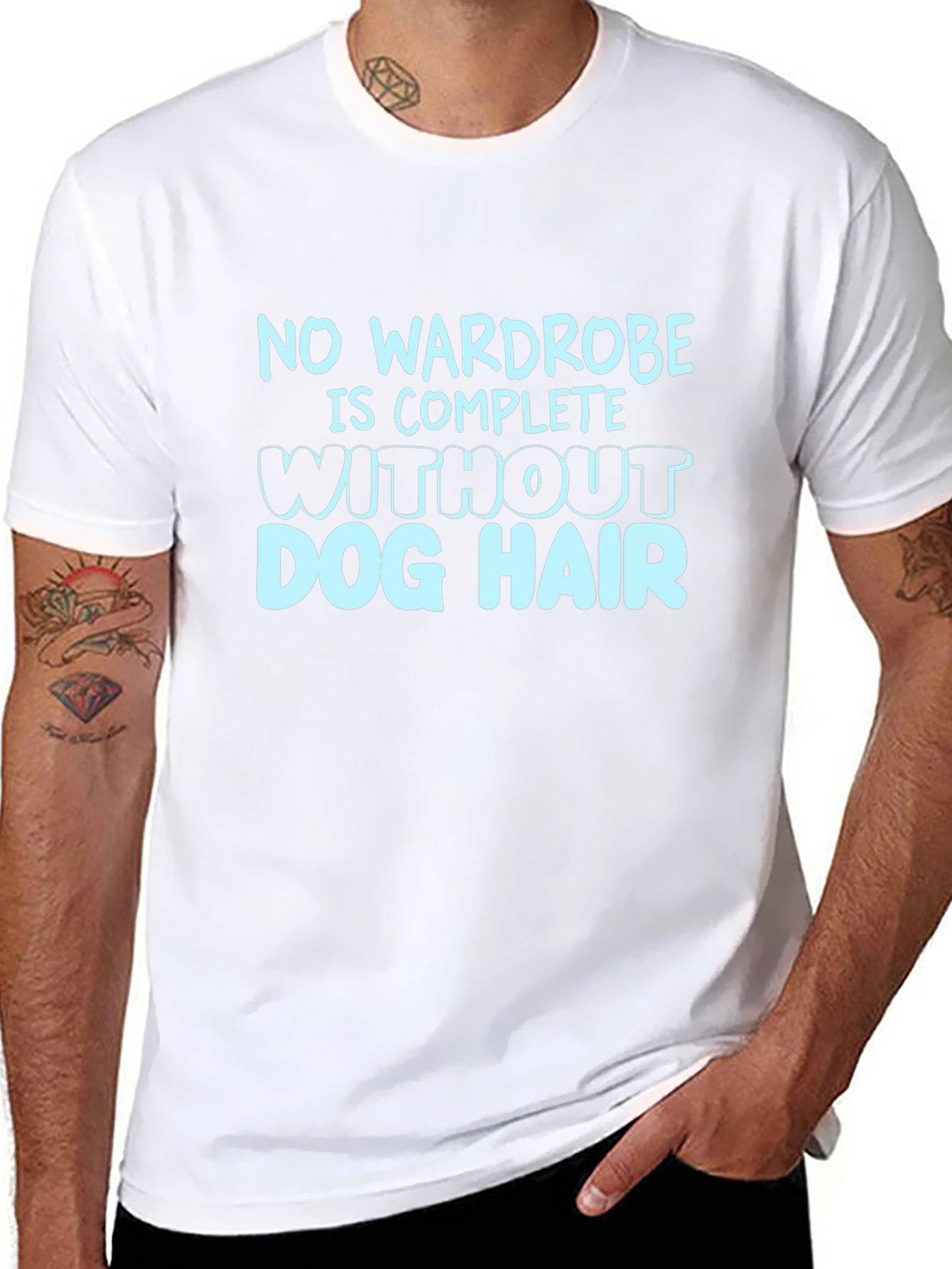 Dog Hair Black T-Shirt