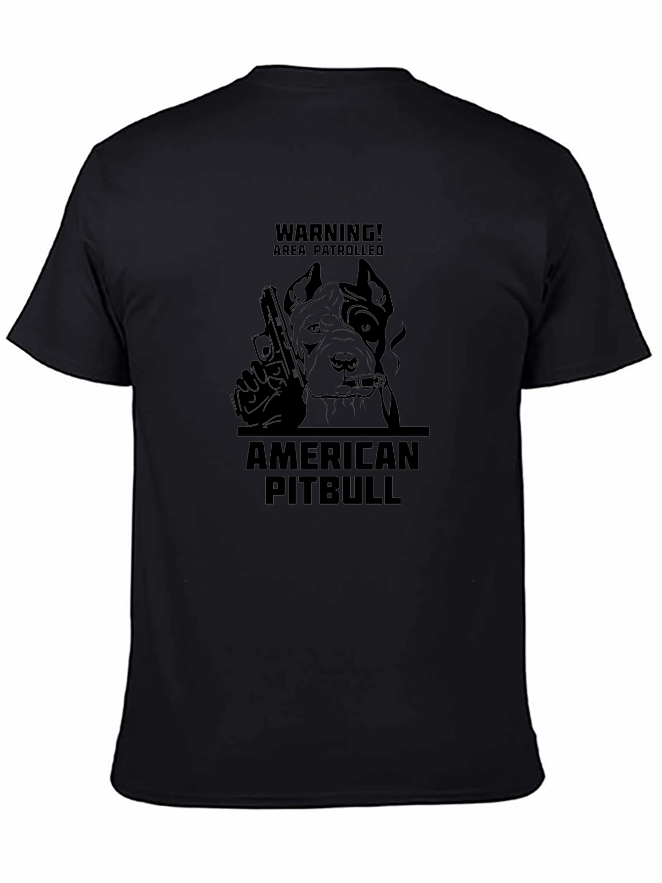 American Pitbull Area Patrolled Graphic T-Shirt